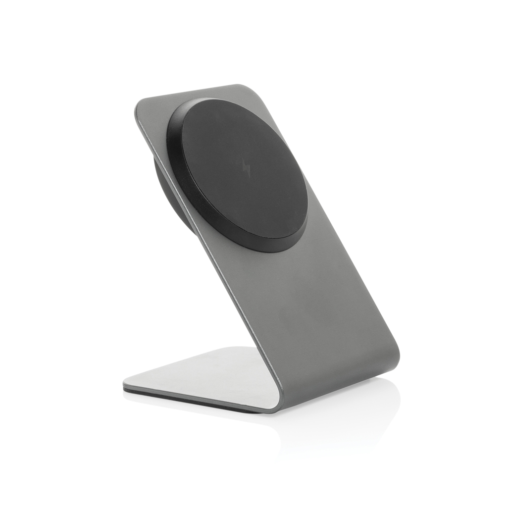 Soporte magnético Terra con carga inalámbrica aluminio 15W - Tecnología - Regalo Promocional Personalizado - imagen 2
