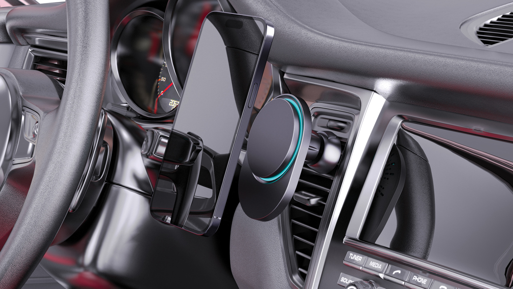 Soporte magnético coche PowerCruze plástico RCS 15W - Tecnología - Regalo Promocional Personalizado - imagen 11
