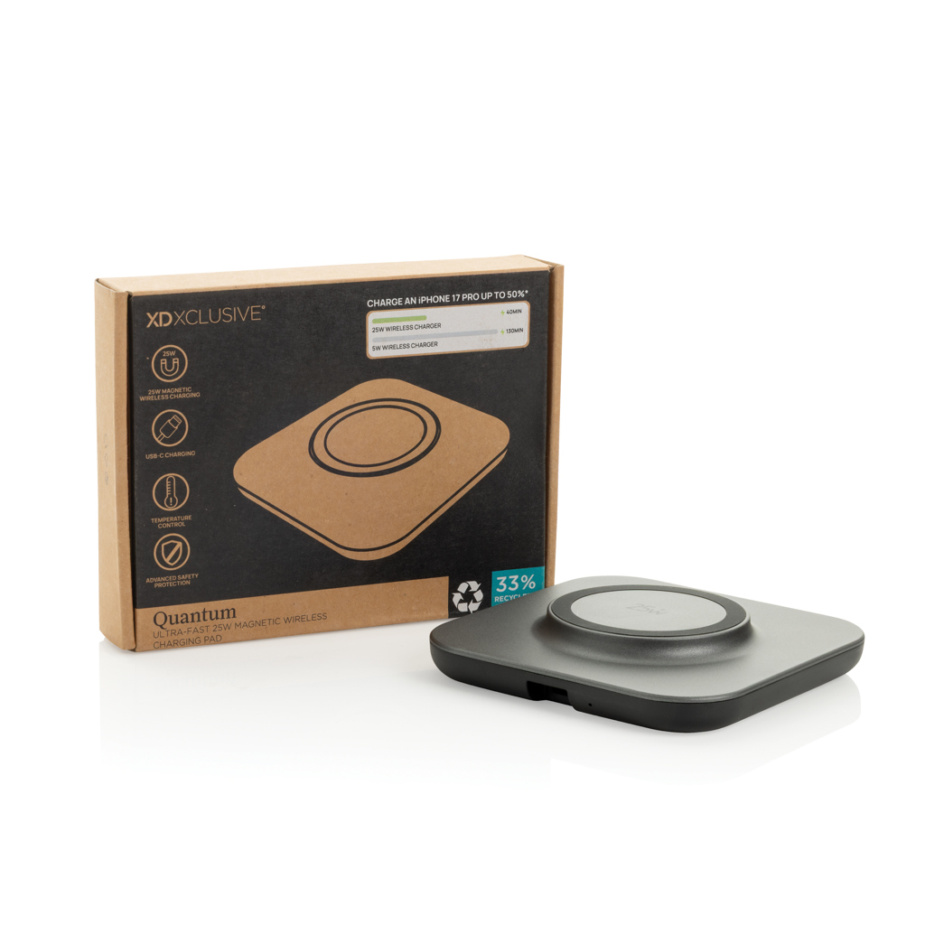 Cargador inalámbrico magnético Quantum ultrarrápido 25W - Tecnología - Regalo Promocional Personalizado - imagen 3