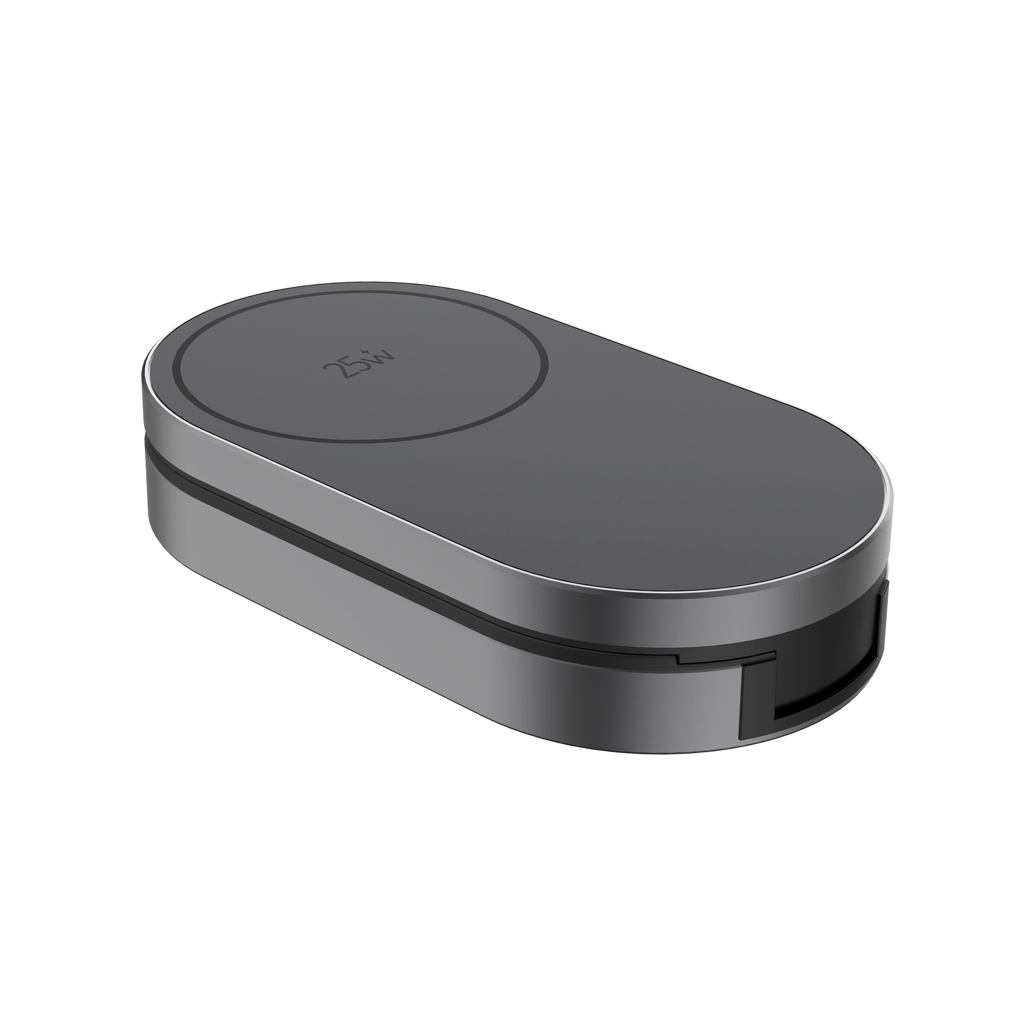 Cargador inalámbrico plegable Quantum ultrarrápido 3 en 1 - Tecnología - Regalo Promocional Personalizado - imagen 8