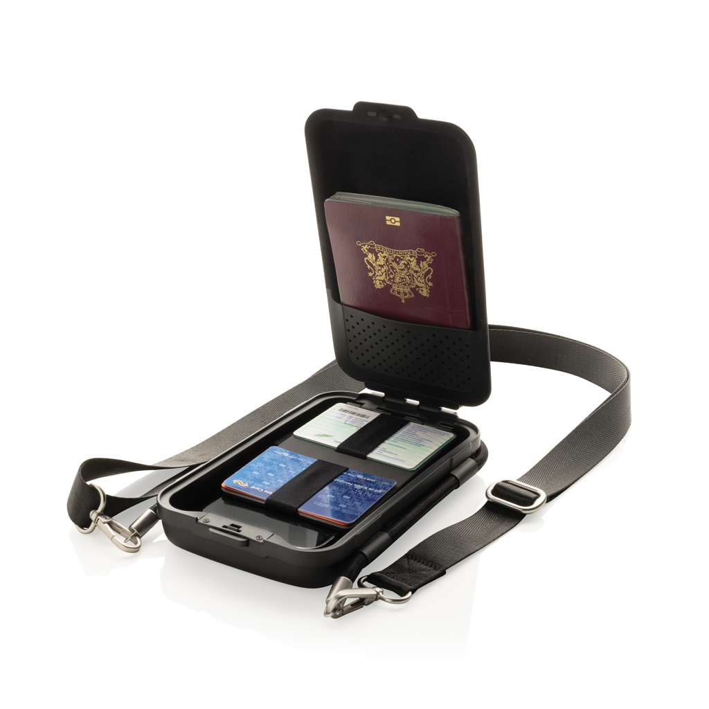 Estuche rígido de viaje Swiss Peak OSLO RCS para móvil - Porta todo - Regalo Promocional Personalizado - imagen 3