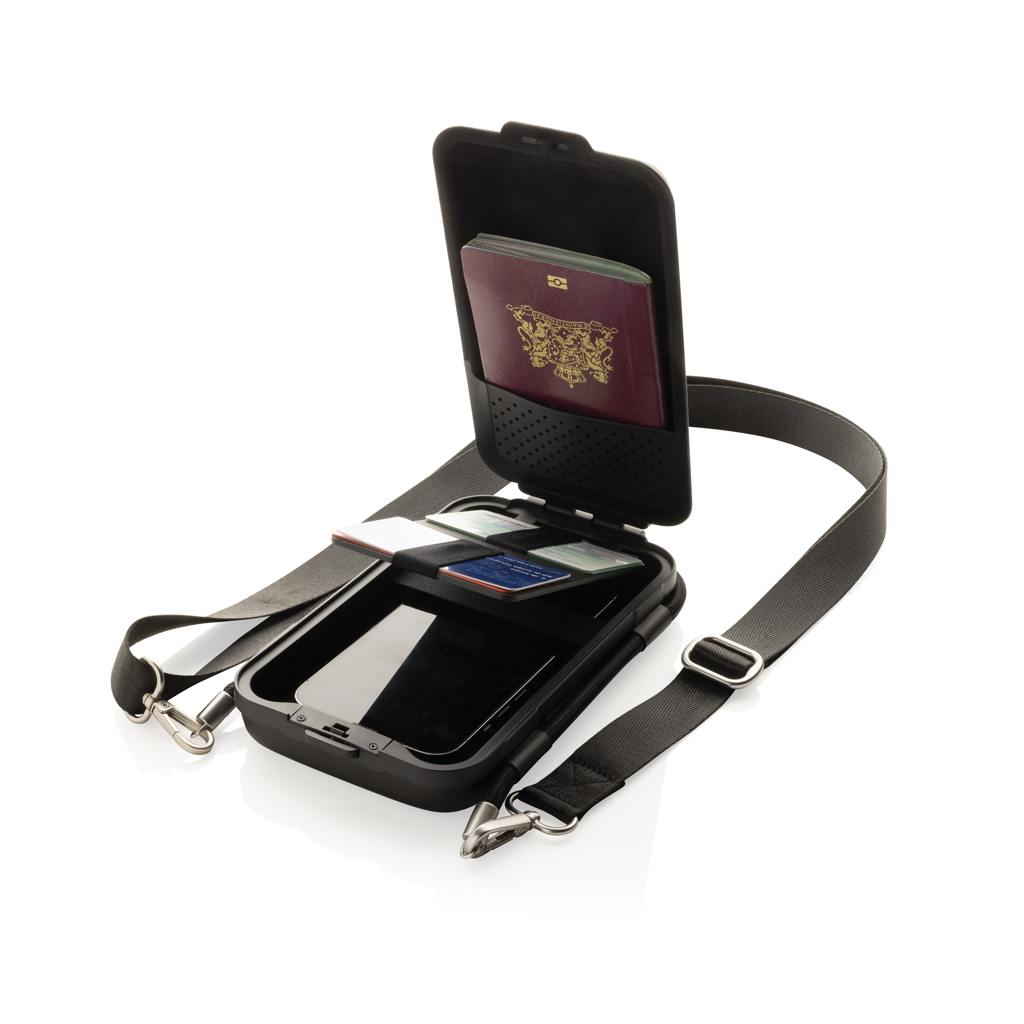 Estuche rígido de viaje Swiss Peak OSLO RCS para móvil - Porta todo - Regalo Promocional Personalizado - imagen 4