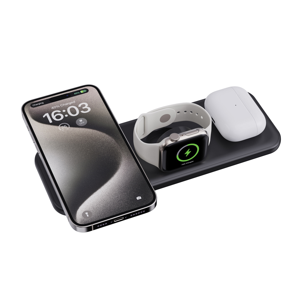 Cargador magnético 3 en 1 RCS Urban Vitamin Torrance 15W - Tecnología - Regalo Promocional Personalizado - imagen 4