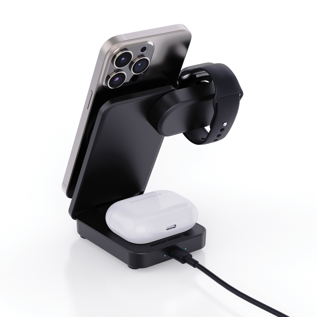 Cargador magnético 3 en 1 RCS Urban Vitamin Arcadia 15W - Tecnología - Regalo Promocional Personalizado - imagen 4