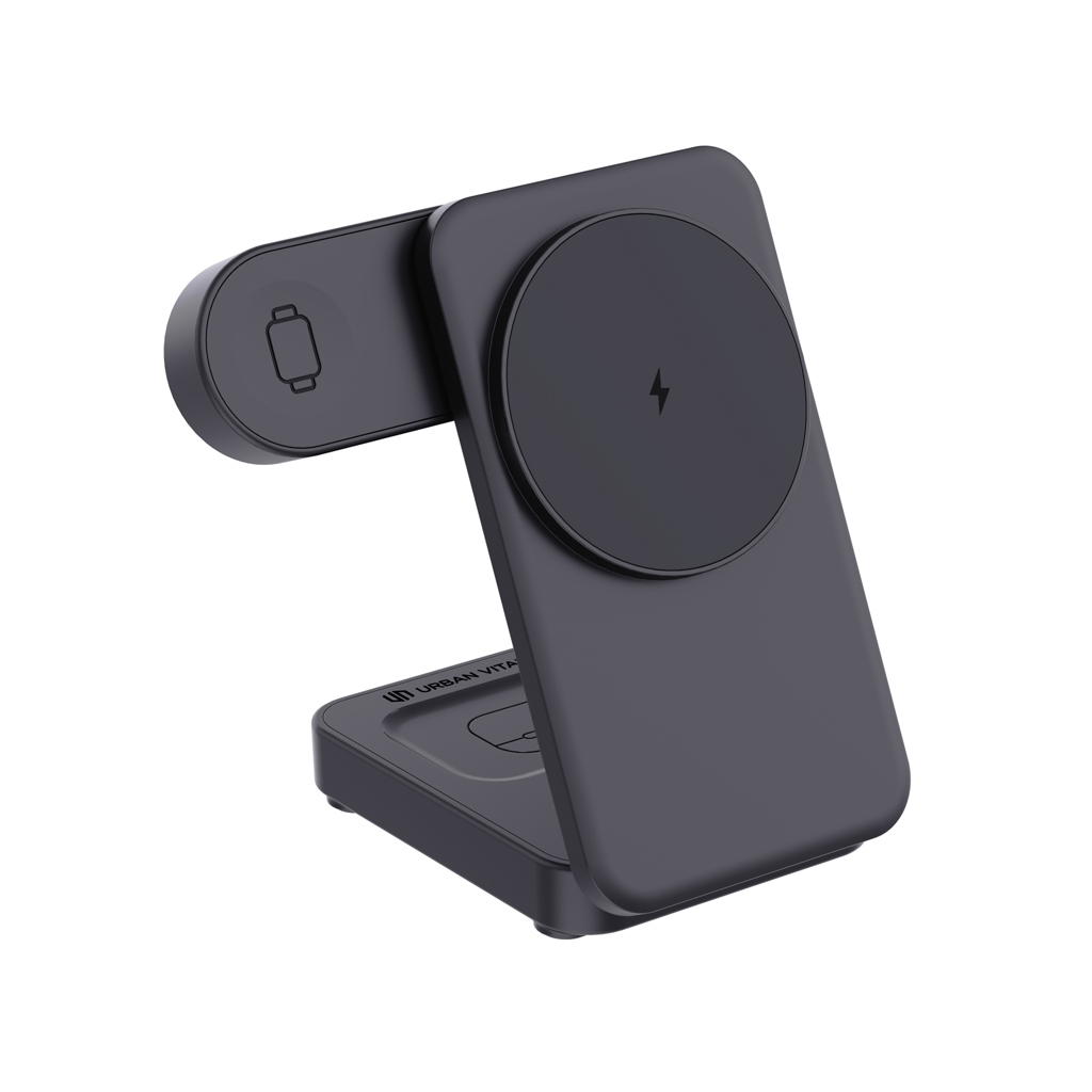 Cargador magnético 3 en 1 RCS Urban Vitamin Arcadia 15W - Tecnología - Regalo Promocional Personalizado - vista alternativa