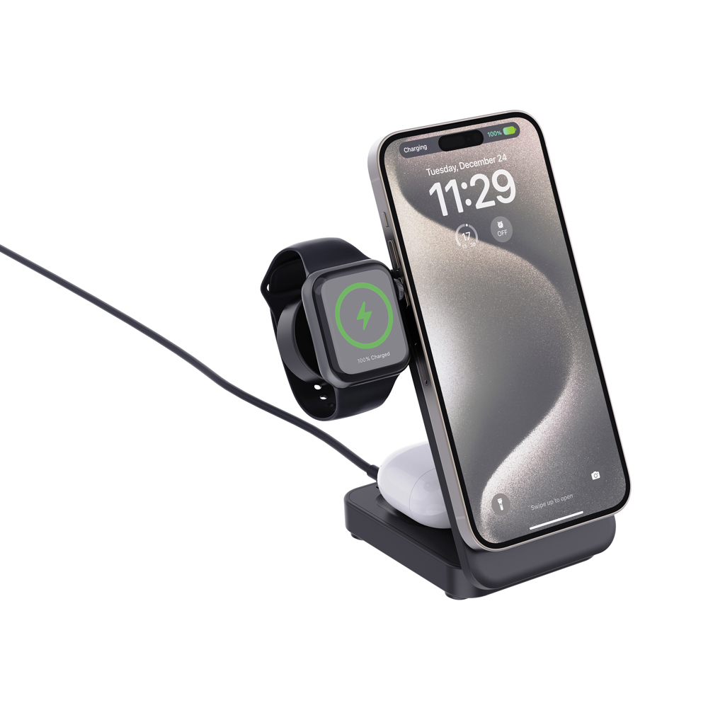 Cargador magnético 3 en 1 RCS Urban Vitamin Arcadia 15W - Tecnología - Regalo Promocional Personalizado - imagen 3
