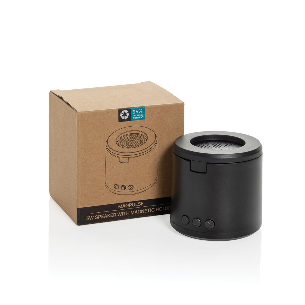 Altavoz Magpulse RCS plástico reciclado 3W soporte magnético - Tecnología - Regalo Promocional Personalizado - imagen 3