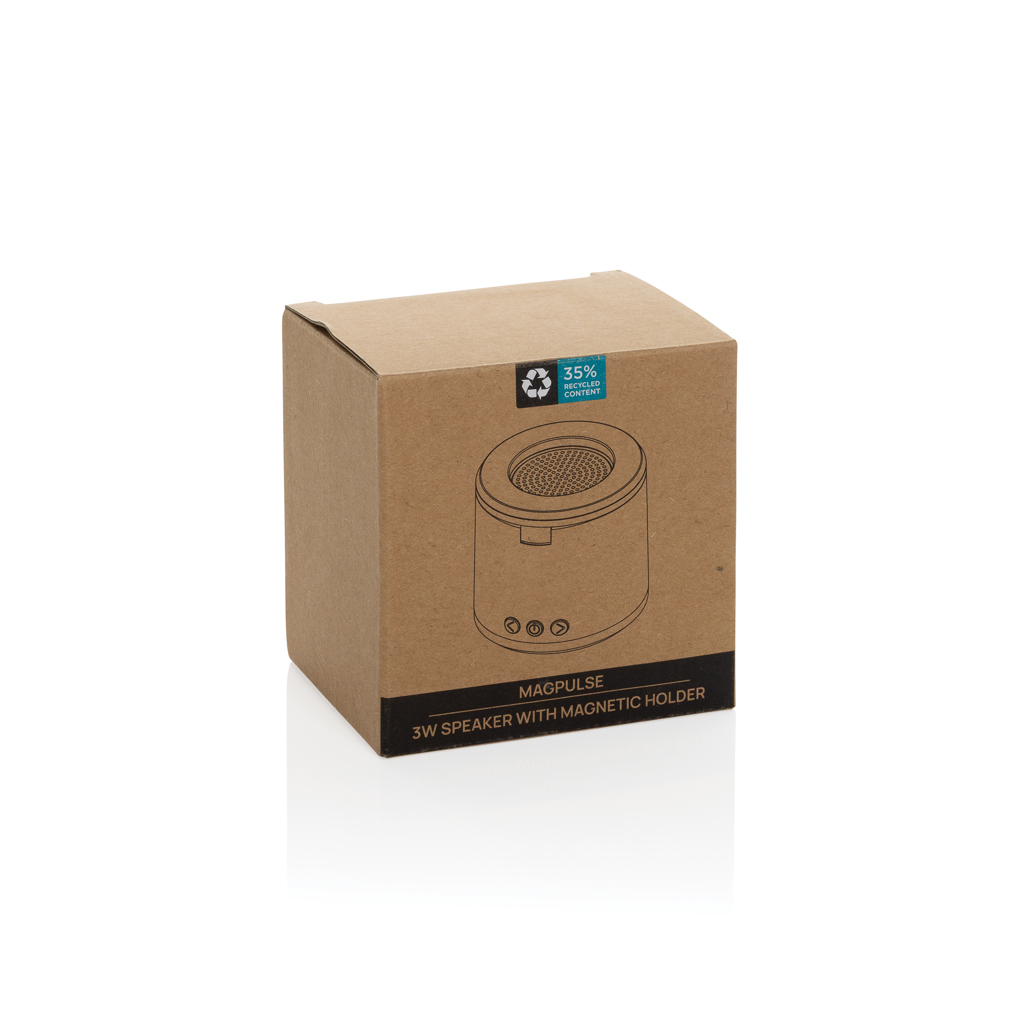 Altavoz Magpulse RCS plástico reciclado 3W soporte magnético - Tecnología - Regalo Promocional Personalizado - imagen 4