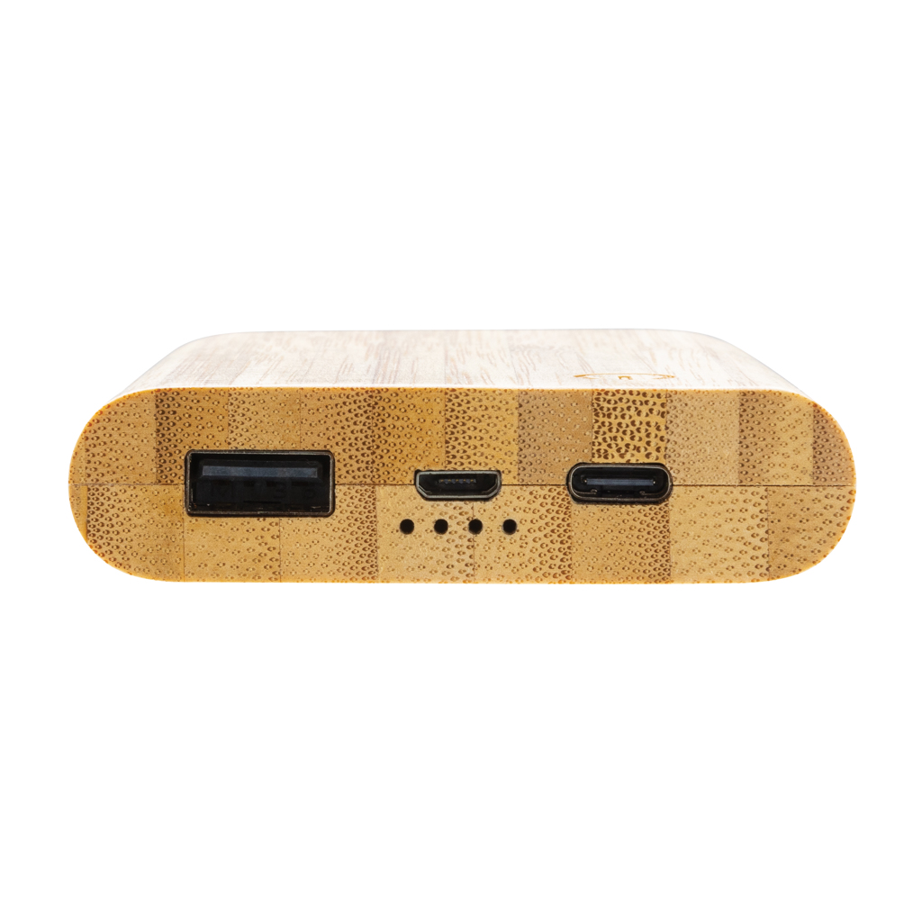 Powerbank personalizada de bambú de 5.000 mAh - Tecnología - Regalo Promocional Personalizado - imagen 6