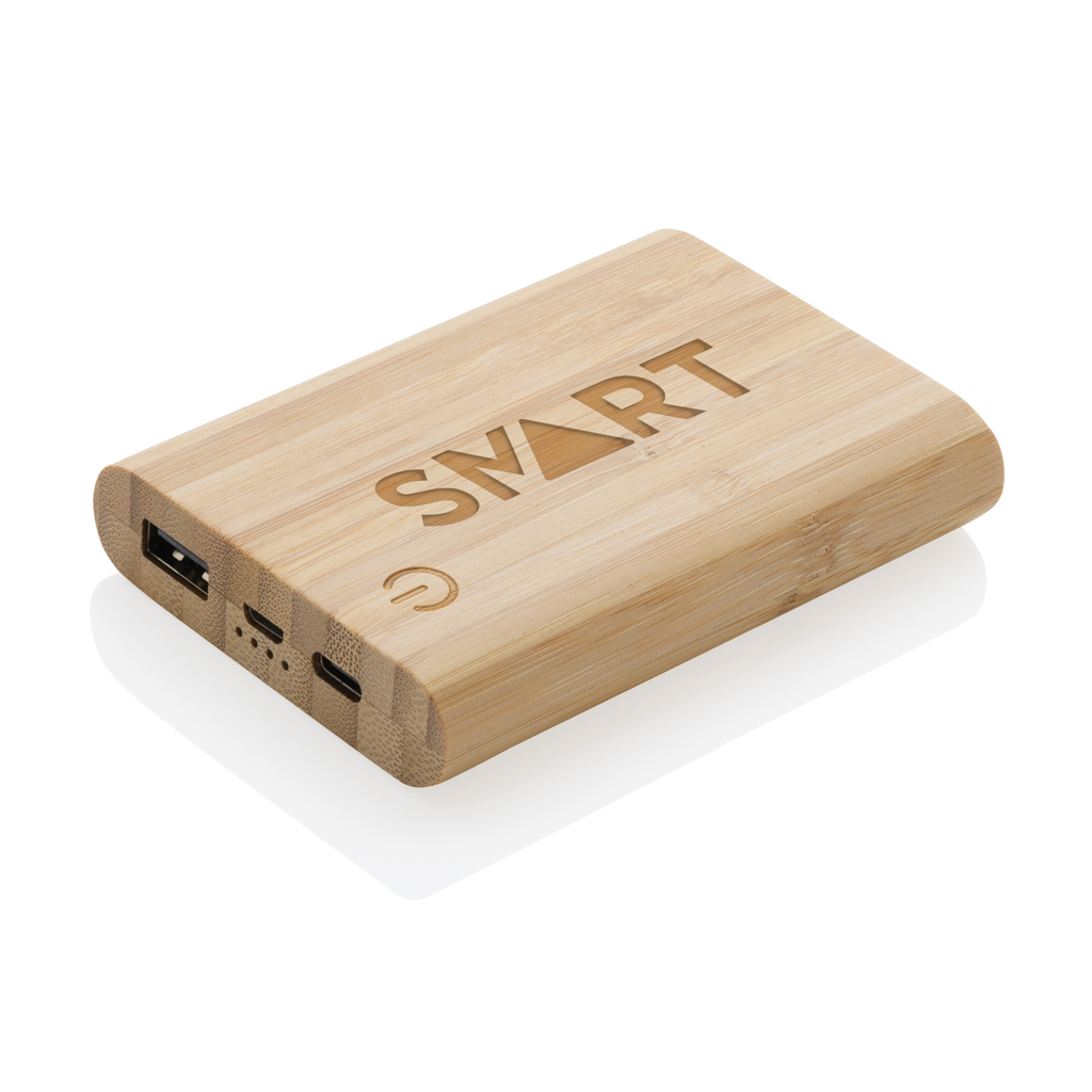 Powerbank personalizada de bambú de 5.000 mAh - Tecnología - Regalo Promocional Personalizado - imagen 7