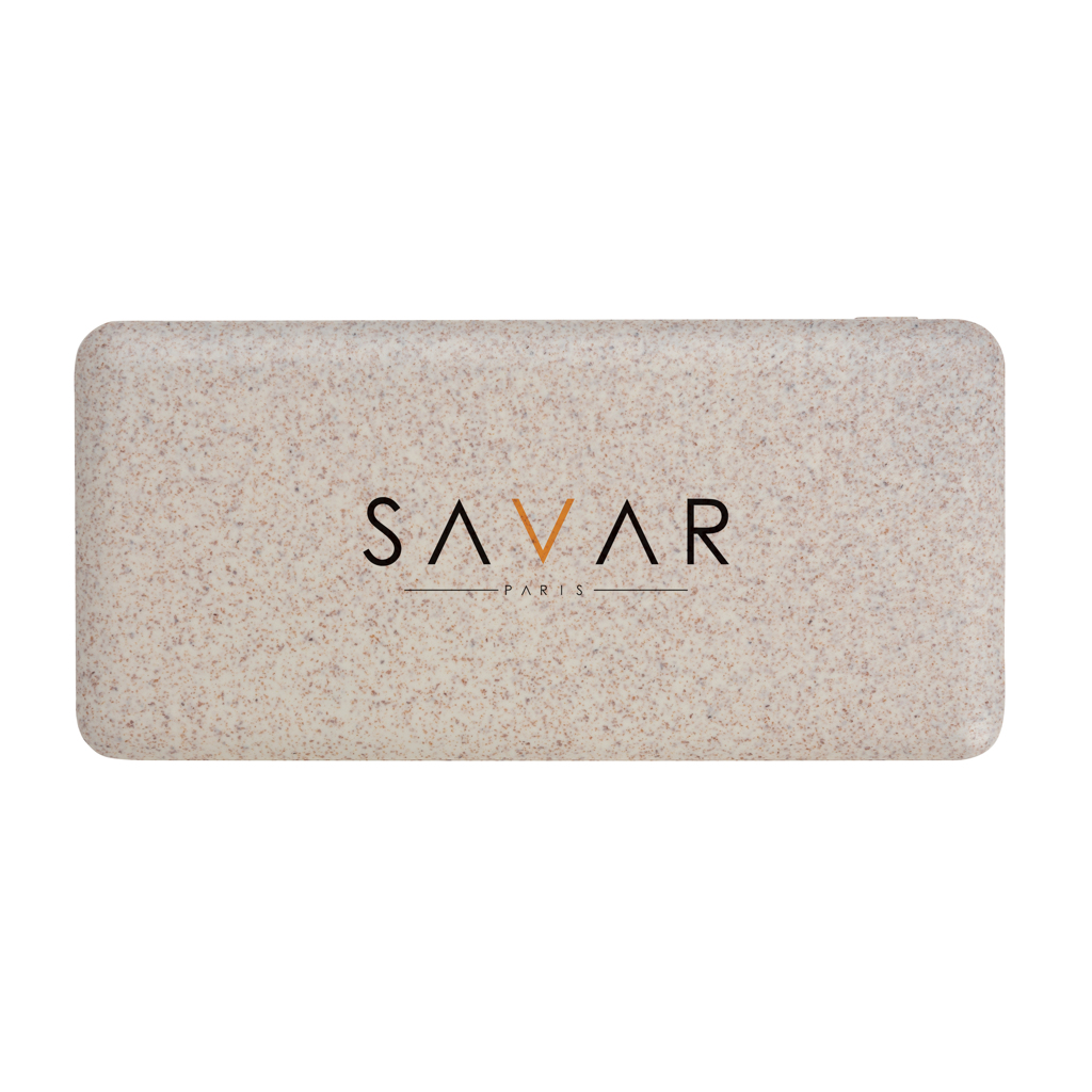 Powerbank personalizada de 10.000 mAh de paja de trigo - Tecnología - Regalo Promocional Personalizado - imagen 6