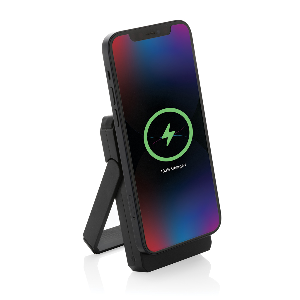 Batería solar personalizada Skywave RCS de plástico reciclado de 5000 mah inalámbrica de 10W - Tecnología - Regalo Promocional Personalizado - imagen 3
