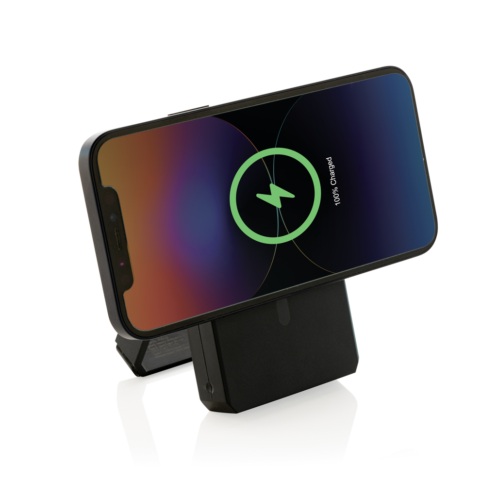 Batería solar personalizada Skywave RCS de plástico reciclado de 5000 mah inalámbrica de 10W - Tecnología - Regalo Promocional Personalizado - imagen 4