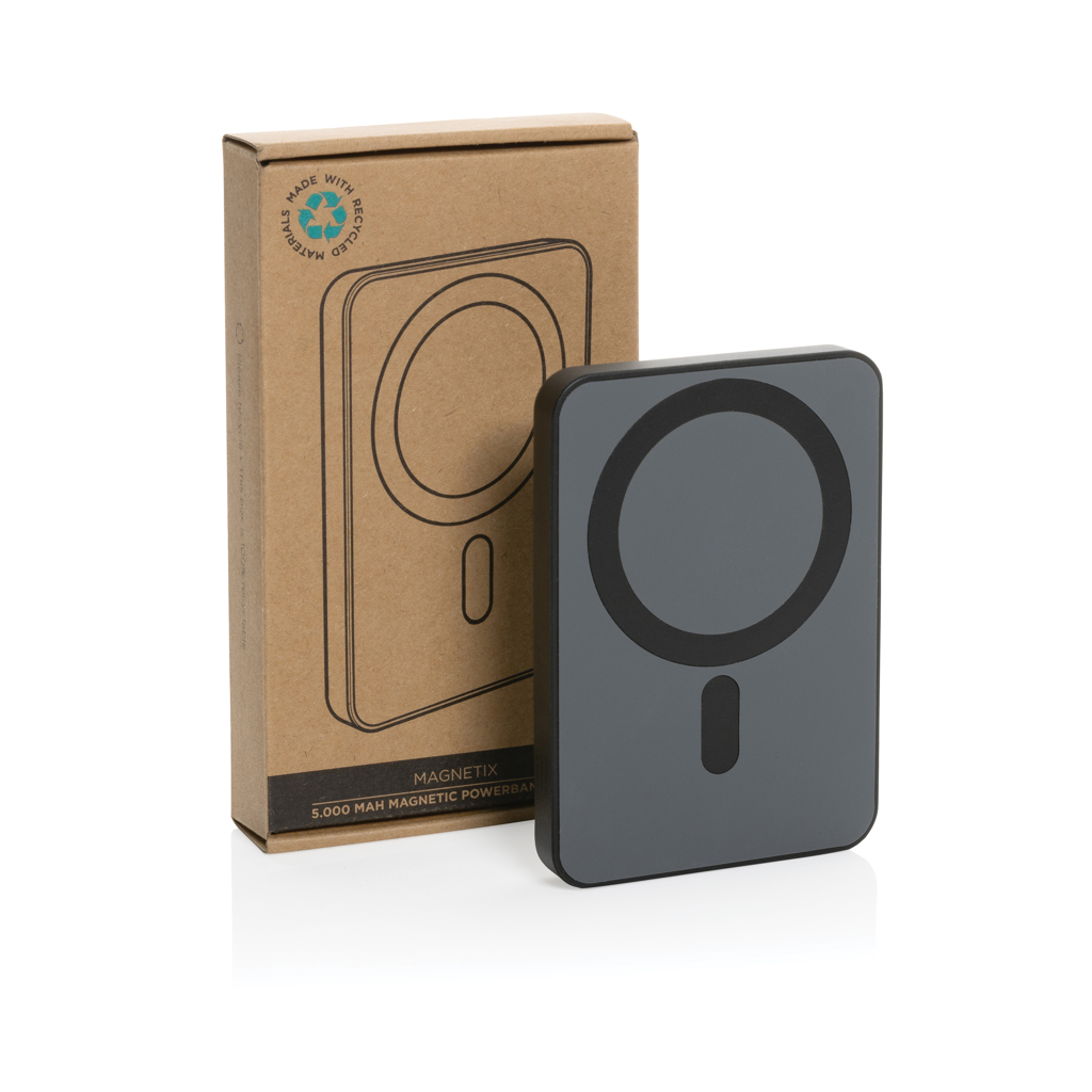 Powerbank personalizada Magnetix de plástico reciclado RCS de 5.000 mAh - Tecnología - Regalo Promocional Personalizado - imagen 10