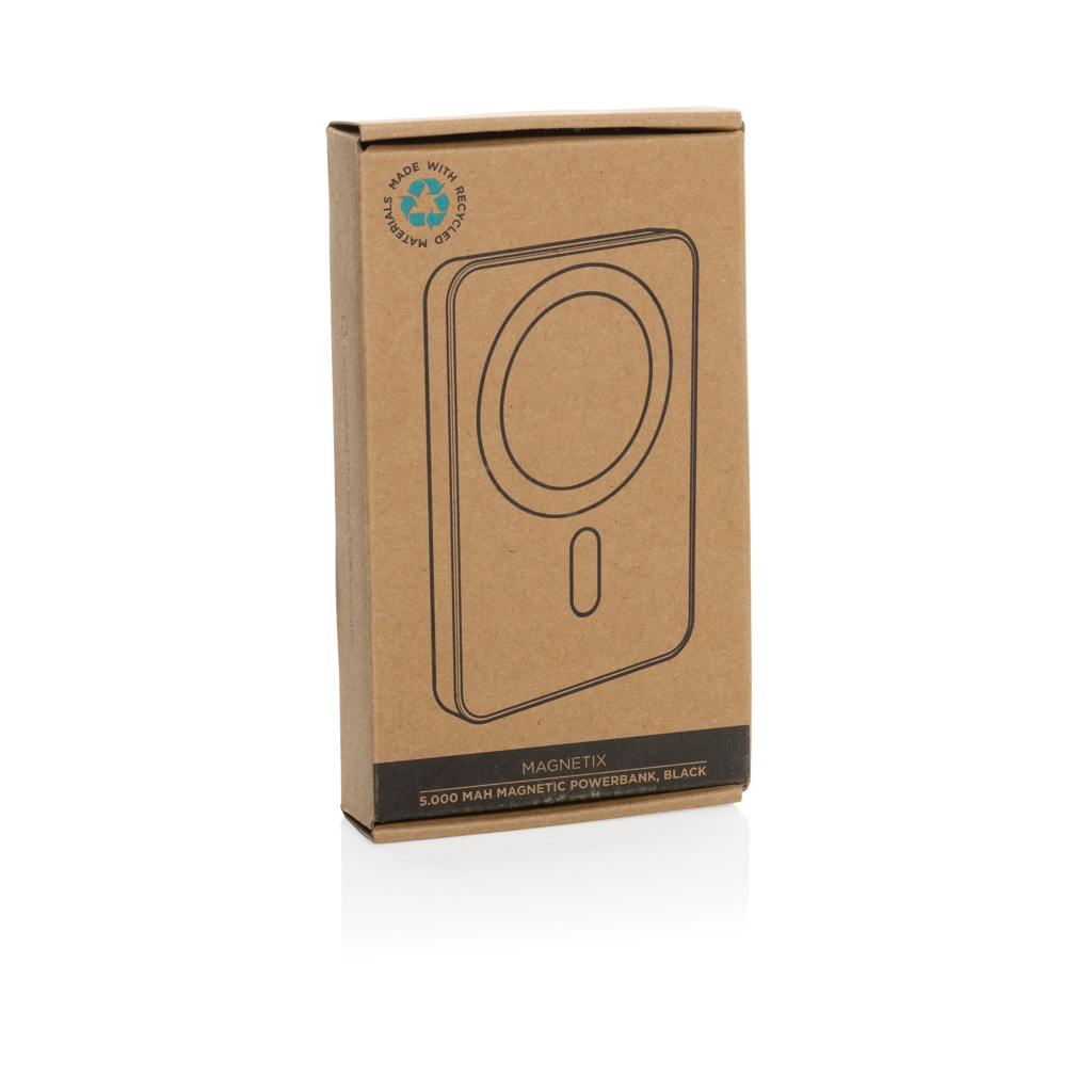 Powerbank personalizada Magnetix de plástico reciclado RCS de 5.000 mAh - Tecnología - Regalo Promocional Personalizado - imagen 11