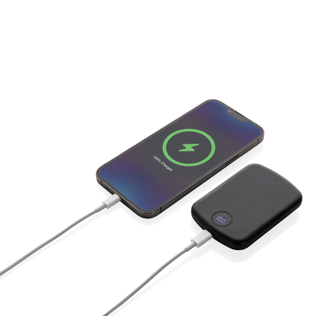 Powerbank MagBoost de 5000 mah de plástico reciclado RCS - Tecnología - Regalo Promocional Personalizado - imagen 3