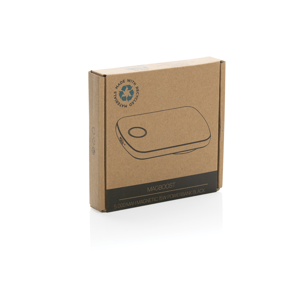 Powerbank MagBoost de 5000 mah de plástico reciclado RCS - Tecnología - Regalo Promocional Personalizado - imagen 11