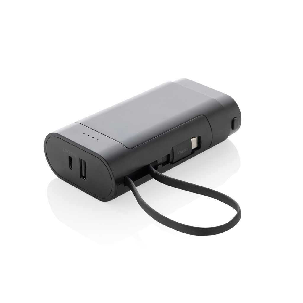 Powerbank personalizada con batería extraíble CycleCell de 10.000 mah - Tecnología - Regalo Promocional Personalizado - vista alternativa