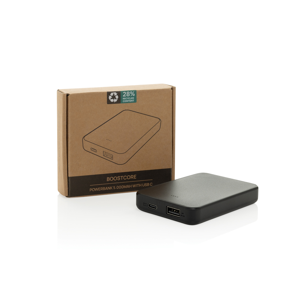 Powerbank personalizada Boostcore RCS de plástico reciclado de 5.000 mAh USB C - Tecnología - Regalo Promocional Personalizado - imagen 3