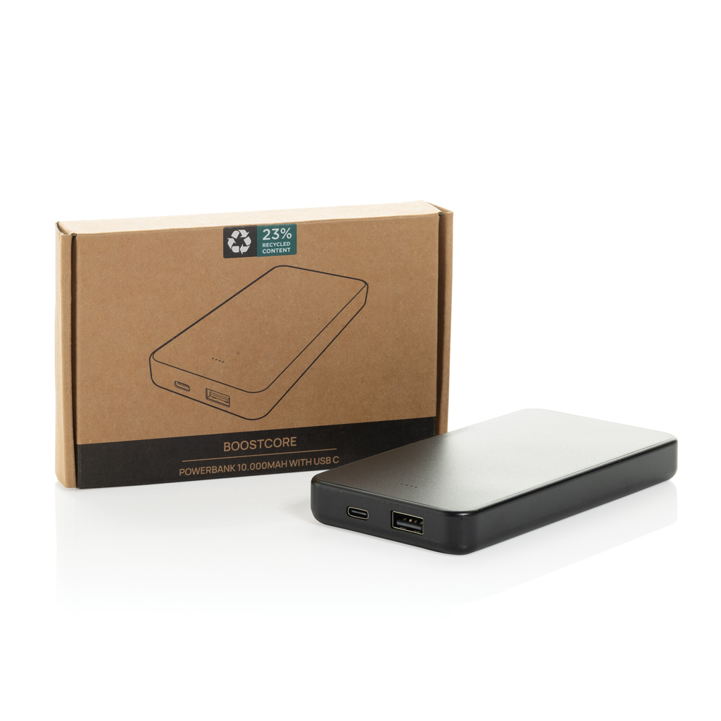 Powerbank personalizada Boostcore RCS de plástico reciclado de 10.000 mAh USBC - Tecnología - Regalo Promocional Personalizado - imagen 3