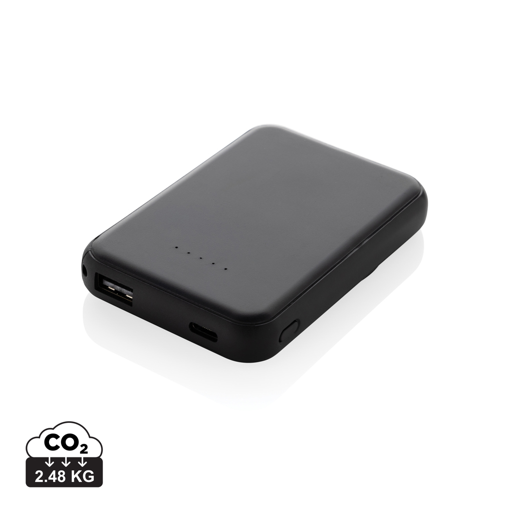Powerbank personalizada Stellar magnética de plástico reciclado de 5000 mAh de 5W - Tecnología - Regalo Promocional Personalizado