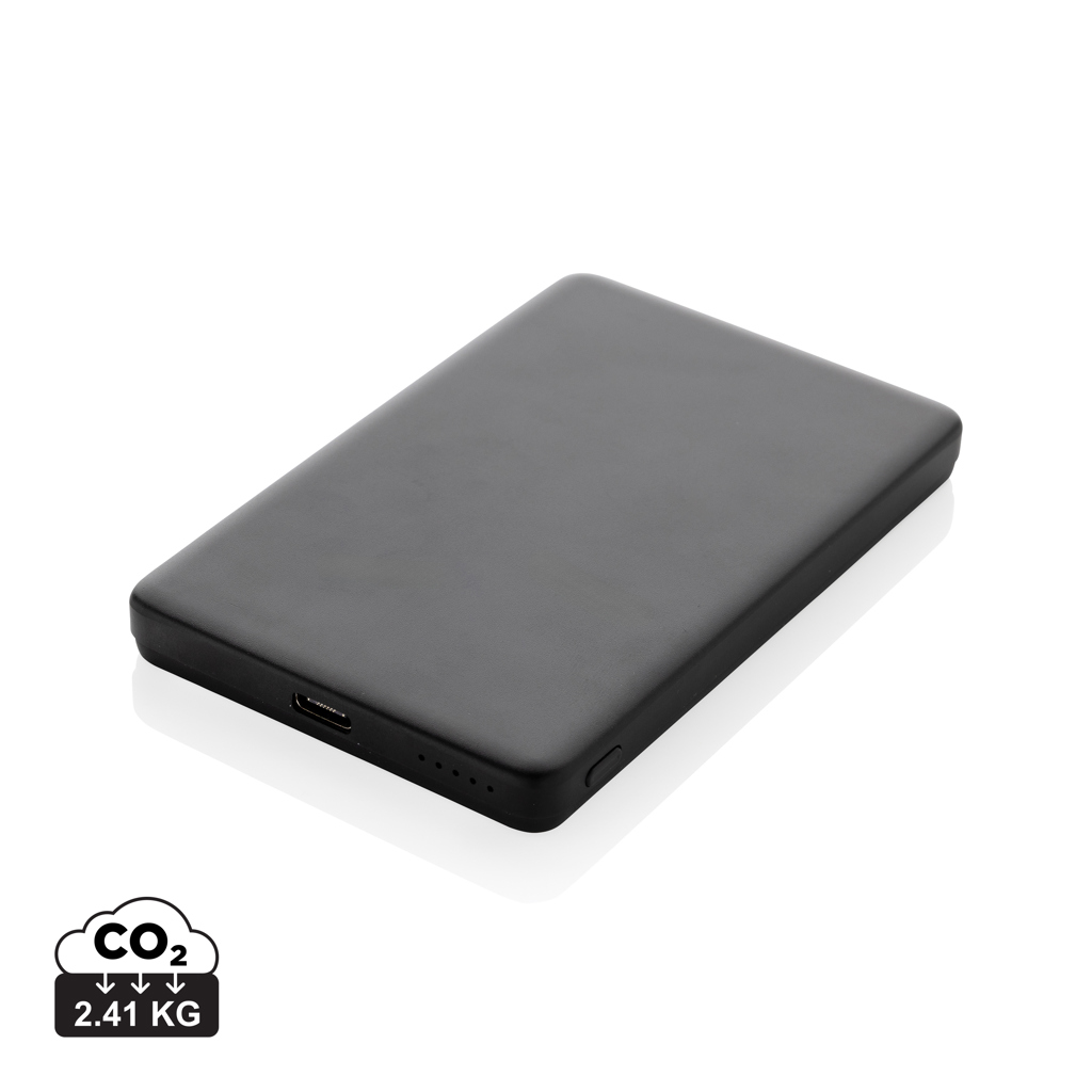 Powerbank personalizada Orion magnética de aluminio reciclado RCS de 5000 mAh - Tecnología - Regalo Promocional Personalizado