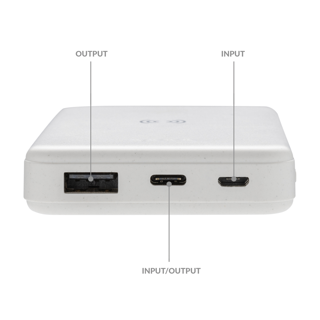Batería inalámbrica personalizada de plástico RCS reciclado de 5.000 mAh de 5W - Tecnología - Regalo Promocional Personalizado - imagen 6