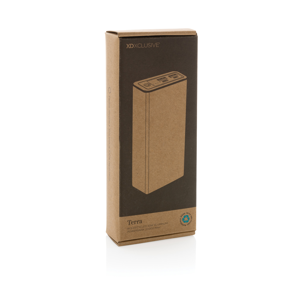 Powerbank Terra RCS 20W aluminio reciclado 20.000 mAh - Tecnología - Regalo Promocional Personalizado - imagen 11