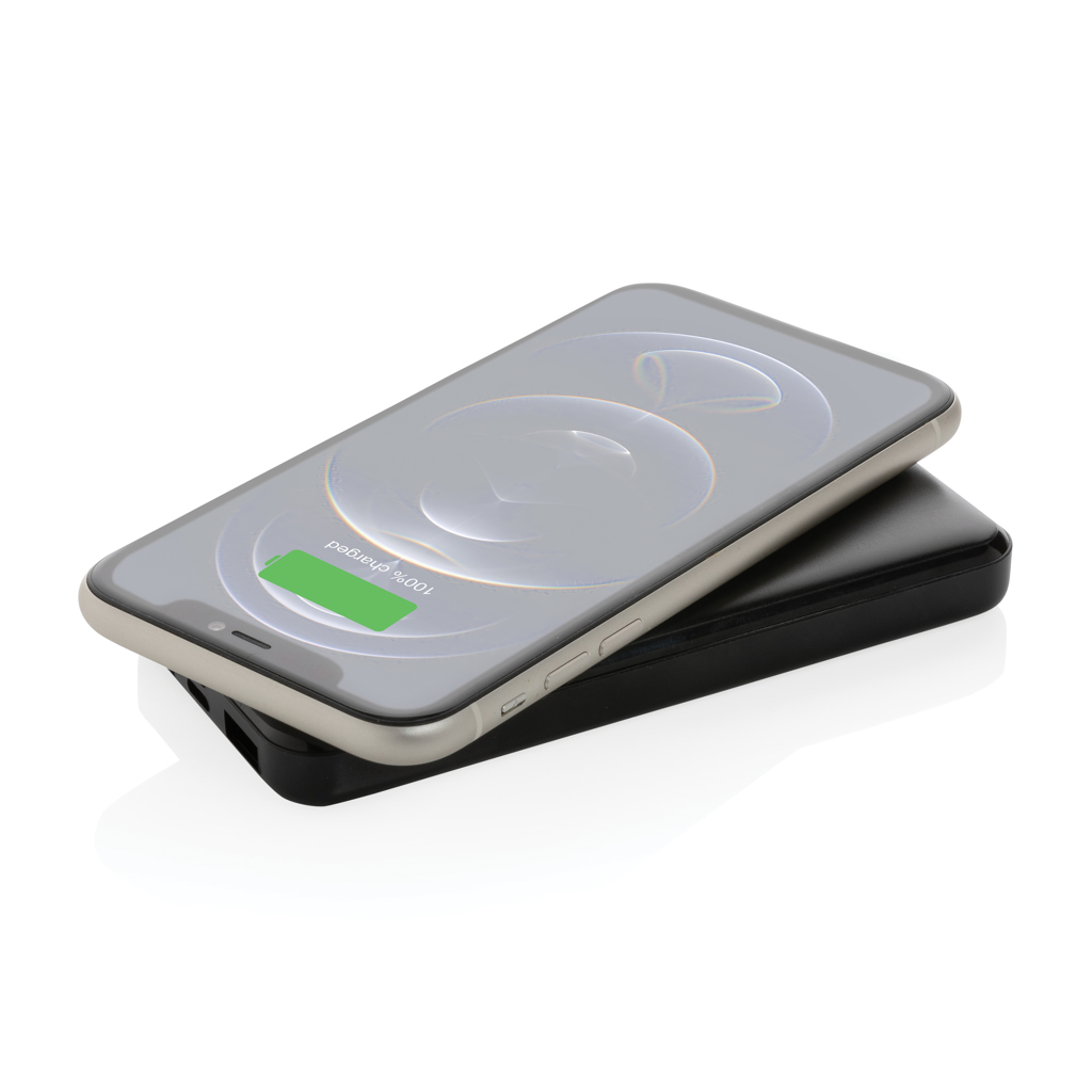 Powerbank inalámbrica personalizada de plástico reciclado estándar RCS - Tecnología - Regalo Promocional Personalizado - imagen 3