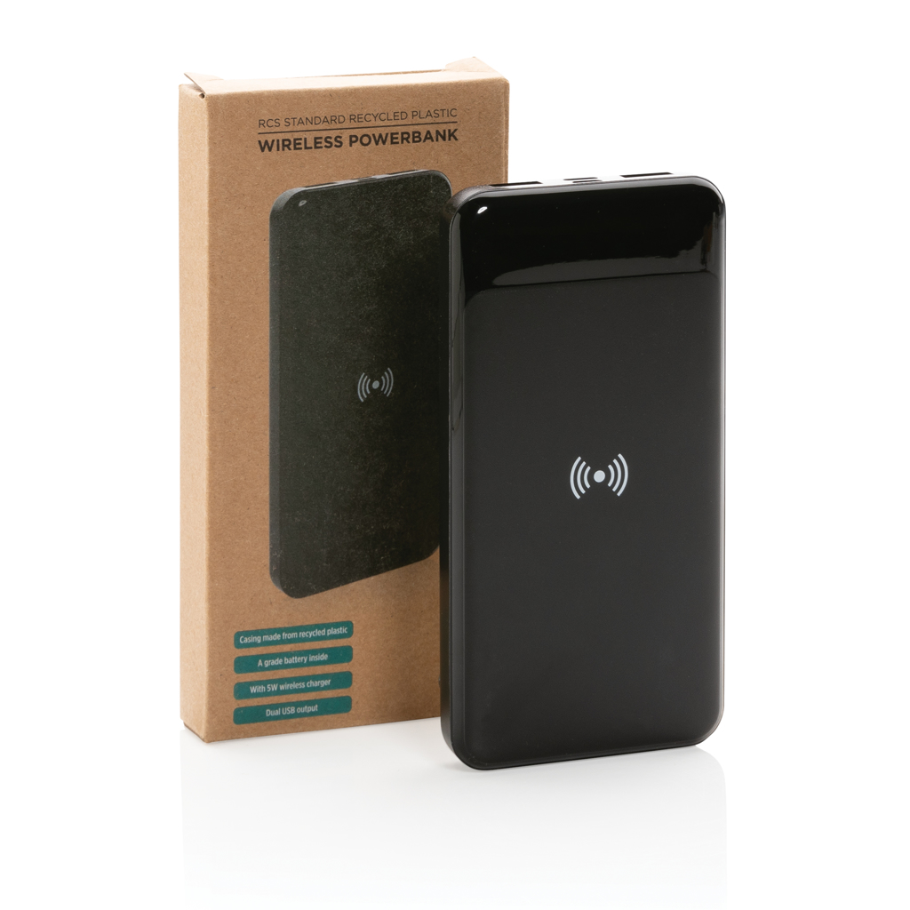 Powerbank inalámbrica personalizada de plástico reciclado estándar RCS - Tecnología - Regalo Promocional Personalizado - imagen 11
