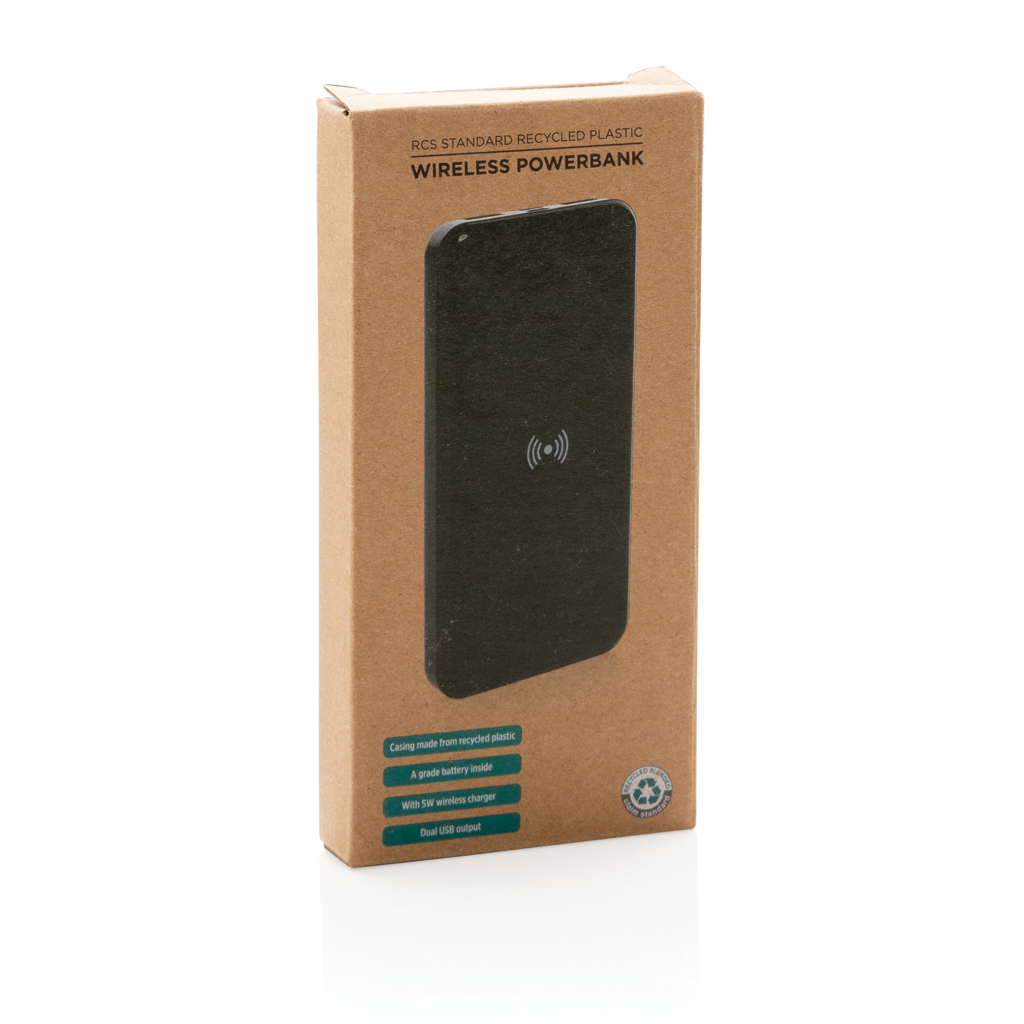 Powerbank inalámbrica personalizada de plástico reciclado estándar RCS - Tecnología - Regalo Promocional Personalizado - imagen 12