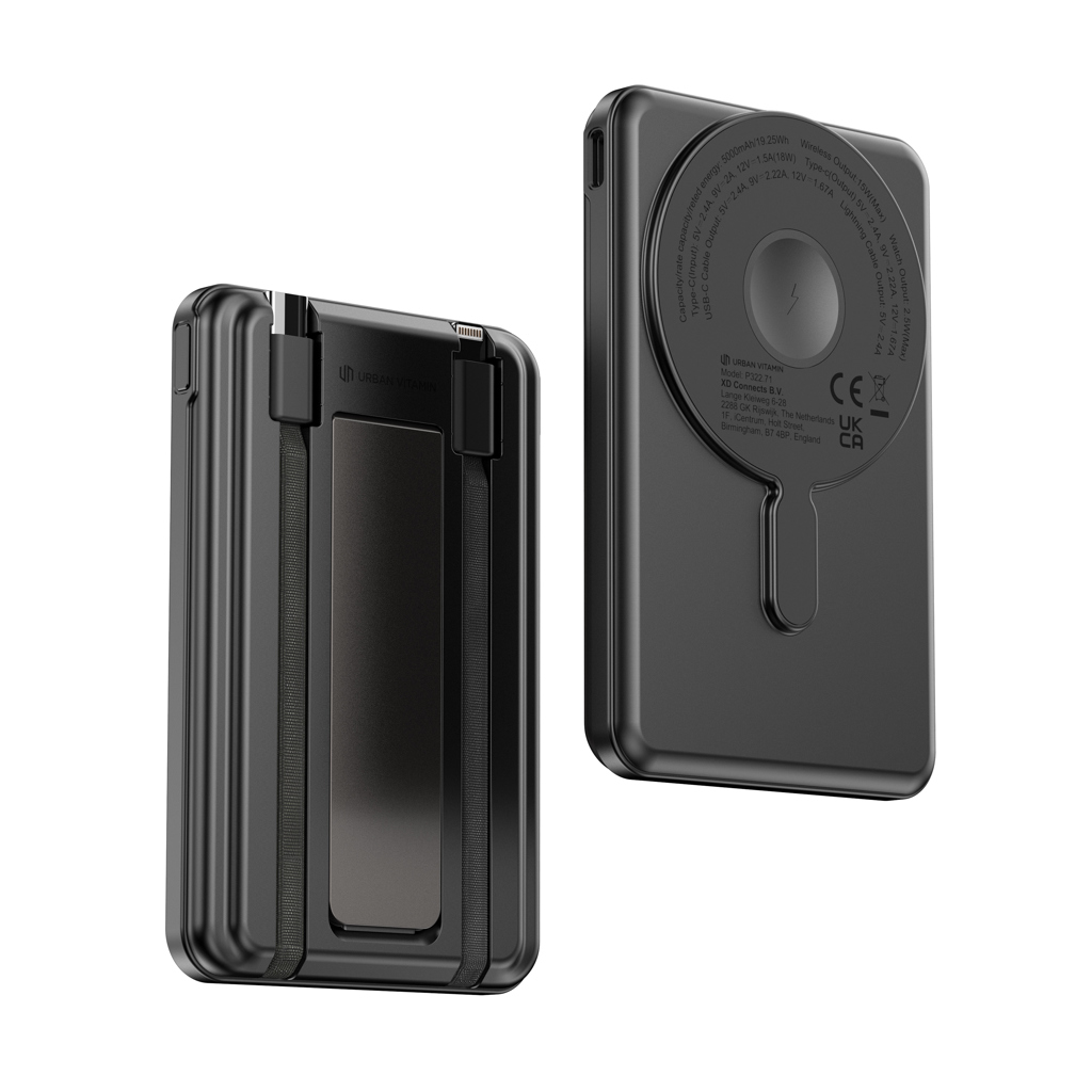 Powerbank magnético Urban Vitamin Redwood 5 en 1 - Tecnología - Regalo Promocional Personalizado - imagen 16