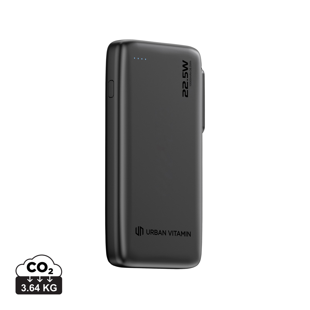 Batería externa Urban Vitamin Emeryville 20W y 10.000 mAh - Tecnología - Regalo Promocional Personalizado