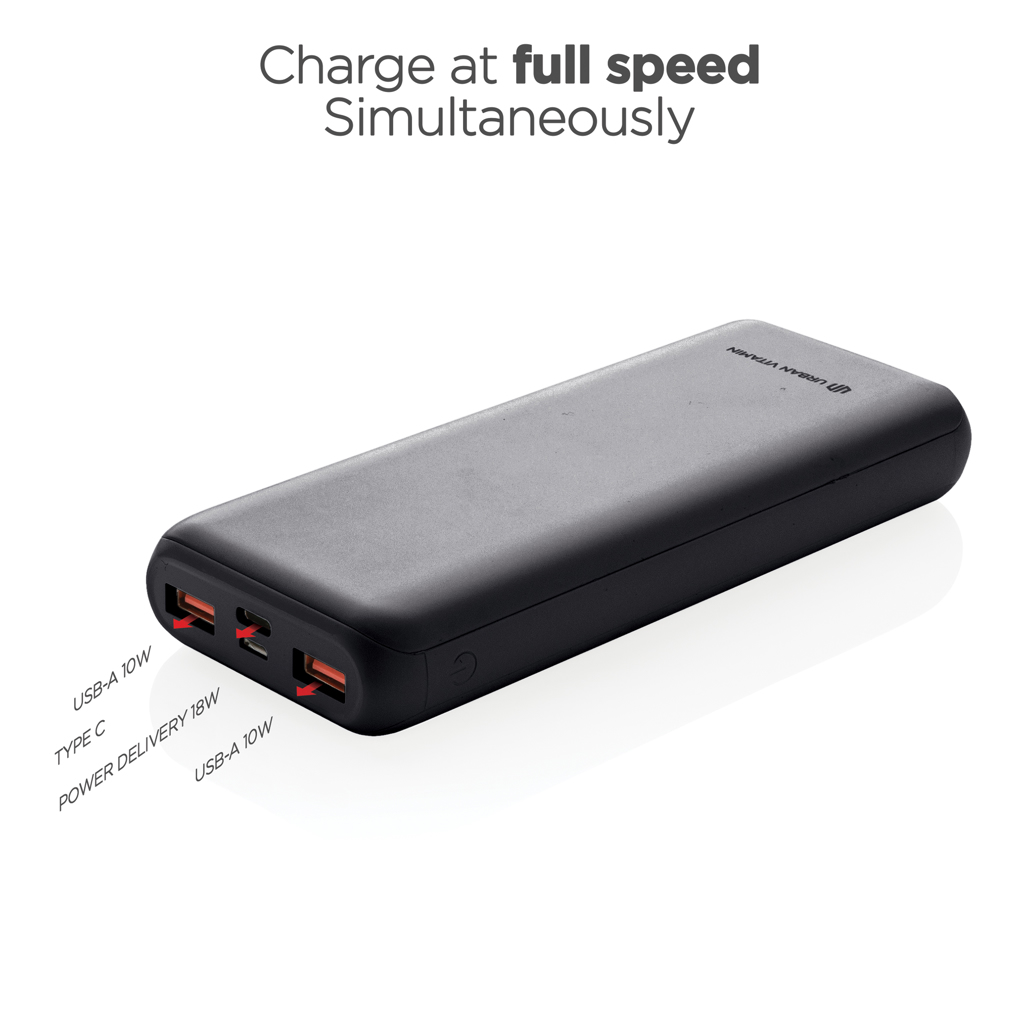 Powerbank personalizada Pasadena Urban Vitamin de 20.000 mAh de 18W PD - Tecnología - Regalo Promocional Personalizado - imagen 4