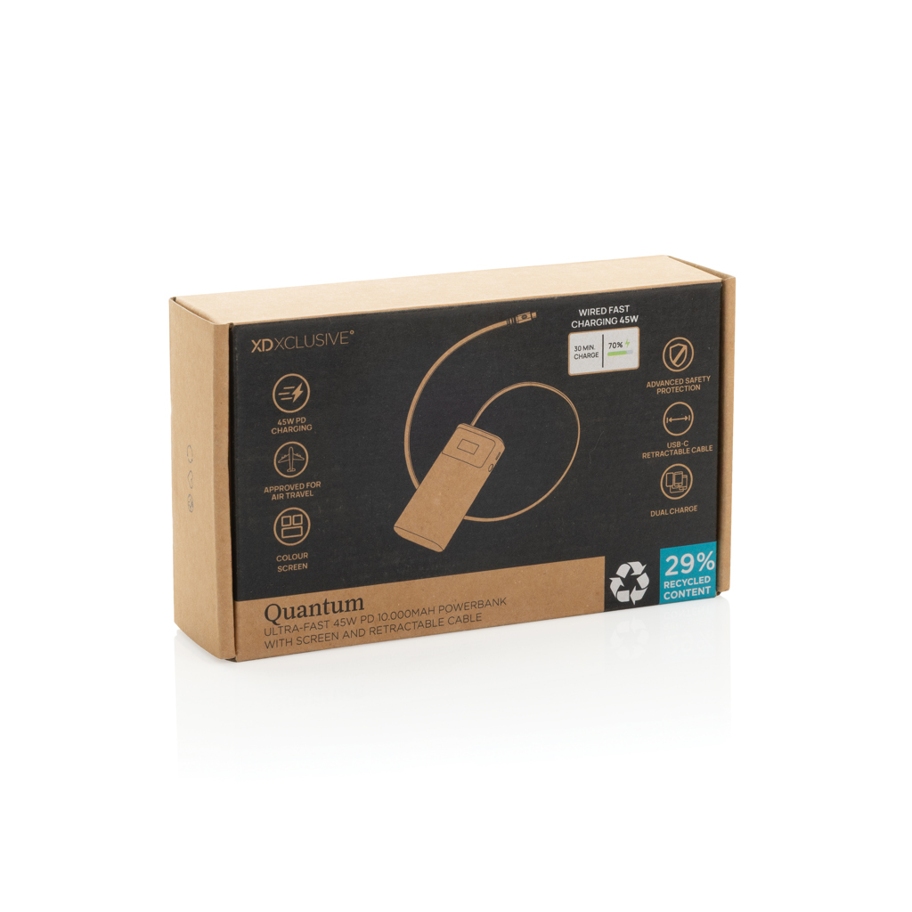 Powerbank Quantum RCS ultrarrápido PD45W de 10.000 mAh - Tecnología - Regalo Promocional Personalizado - imagen 3