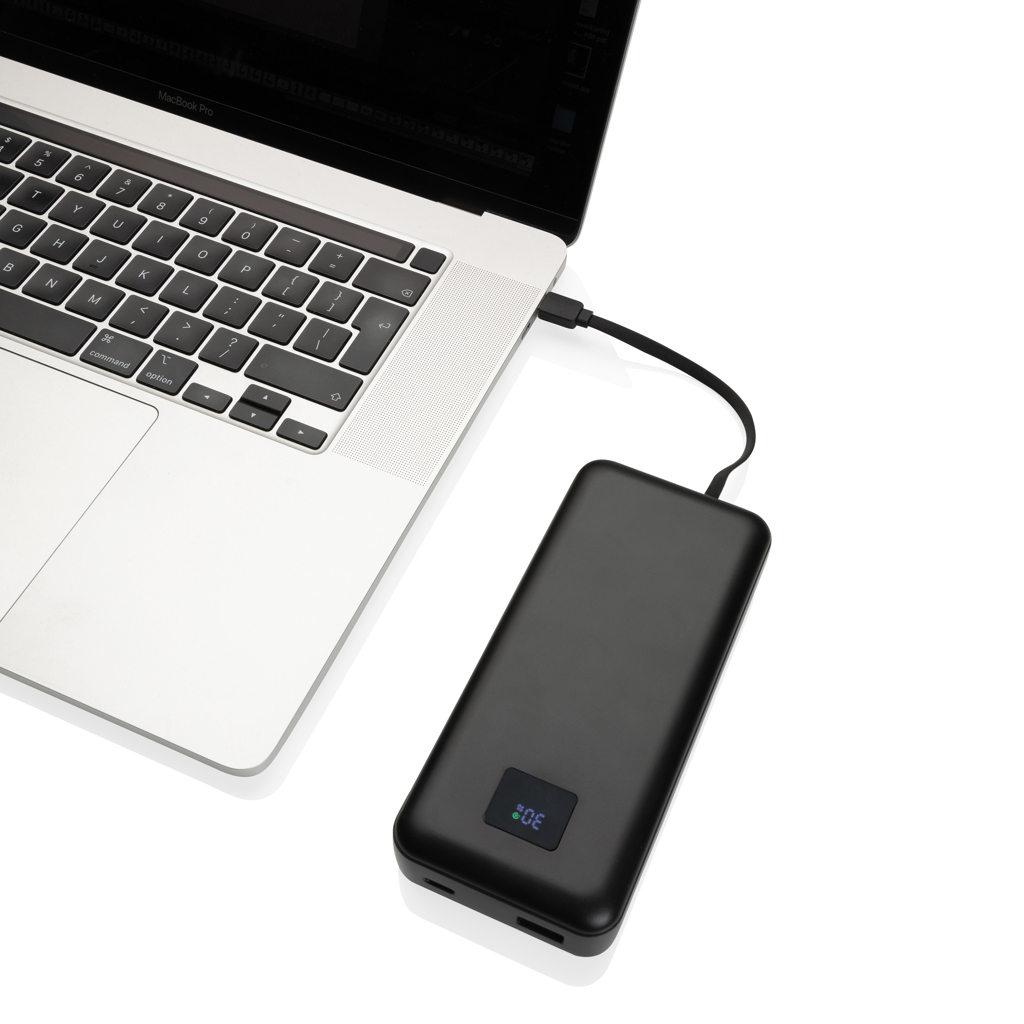 Powerbank personalizada Gridley de 65W para ordenador RCS de plástico reciclado de 20.000 mAh - Tecnología - Regalo Promocional Personalizado - imagen 3