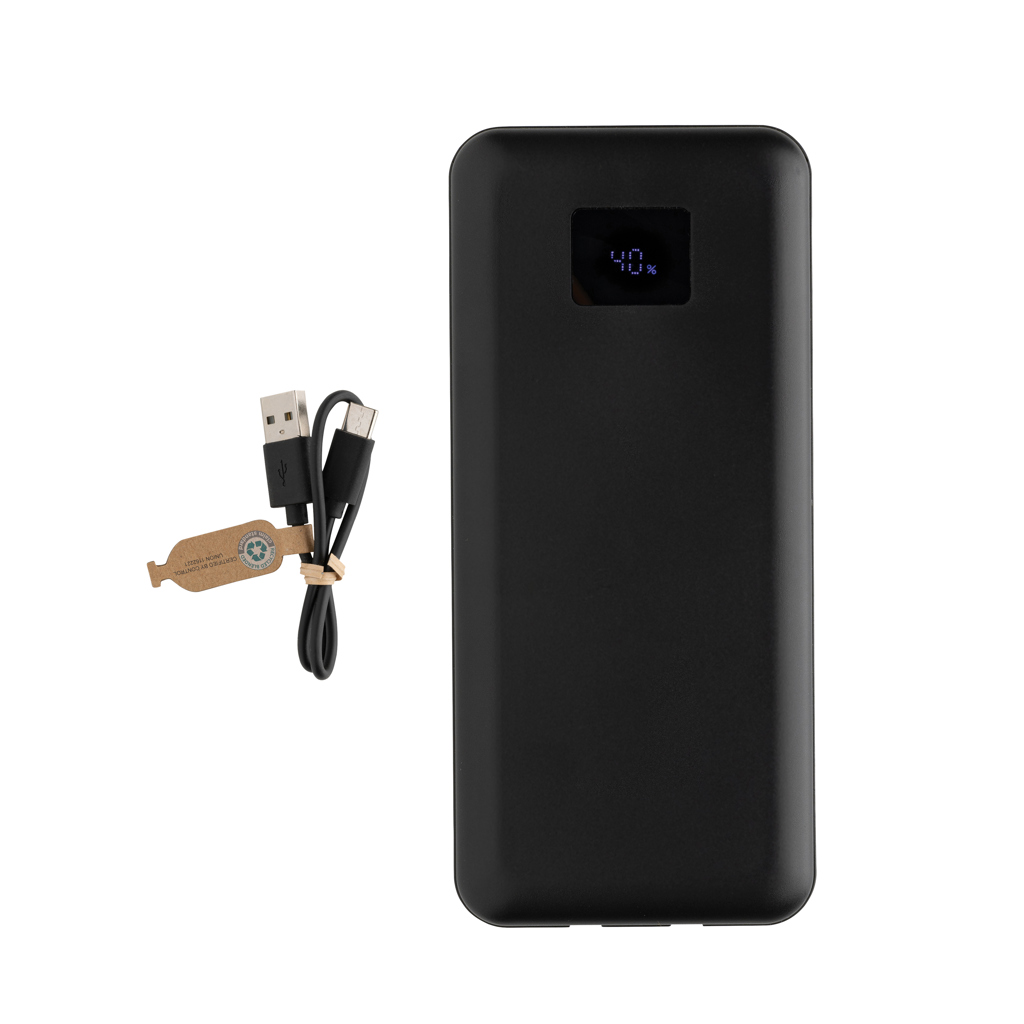 Powerbank personalizada Gridley de 65W para ordenador RCS de plástico reciclado de 20.000 mAh - Tecnología - Regalo Promocional Personalizado - imagen 5