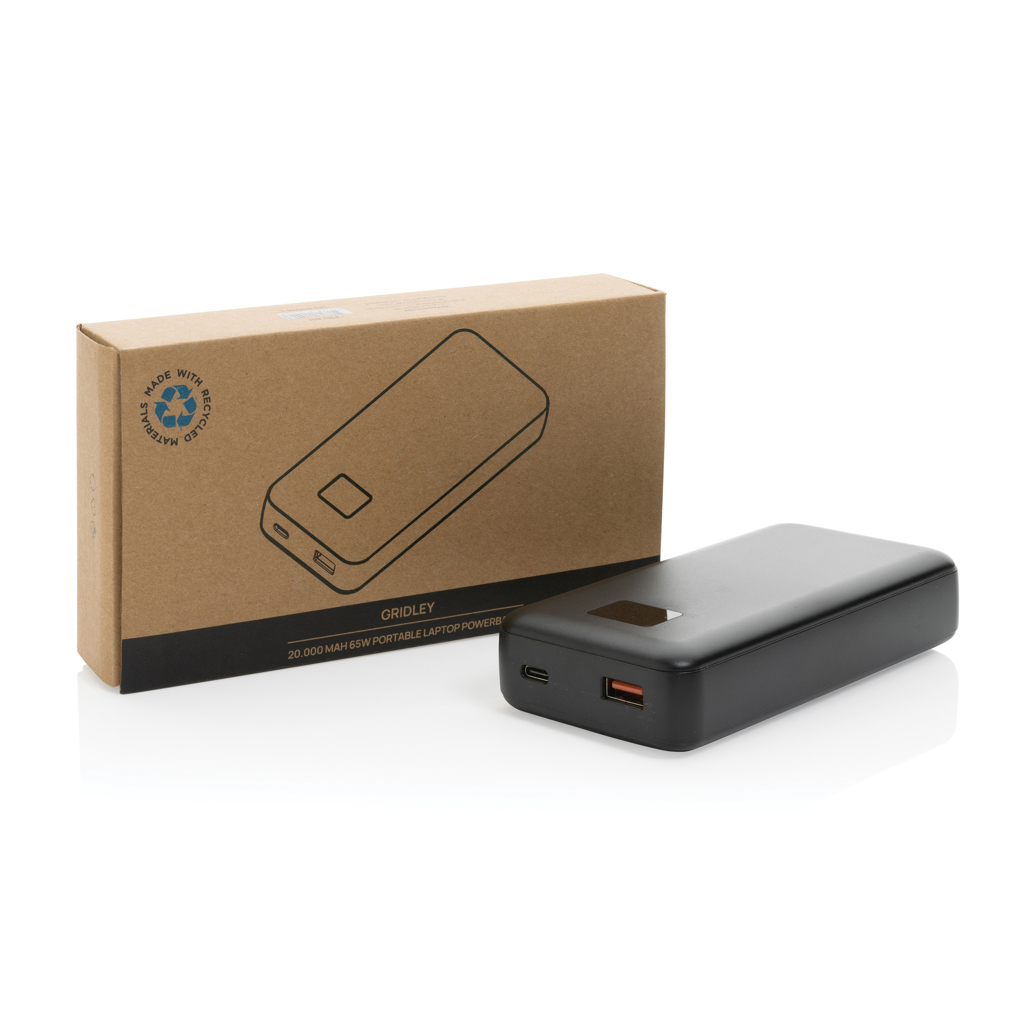 Powerbank personalizada Gridley de 65W para ordenador RCS de plástico reciclado de 20.000 mAh - Tecnología - Regalo Promocional Personalizado - imagen 10