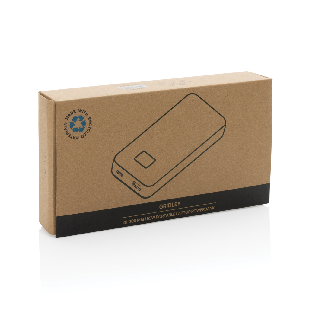 Powerbank personalizada Gridley de 65W para ordenador RCS de plástico reciclado de 20.000 mAh - Tecnología - Regalo Promocional Personalizado - imagen 11
