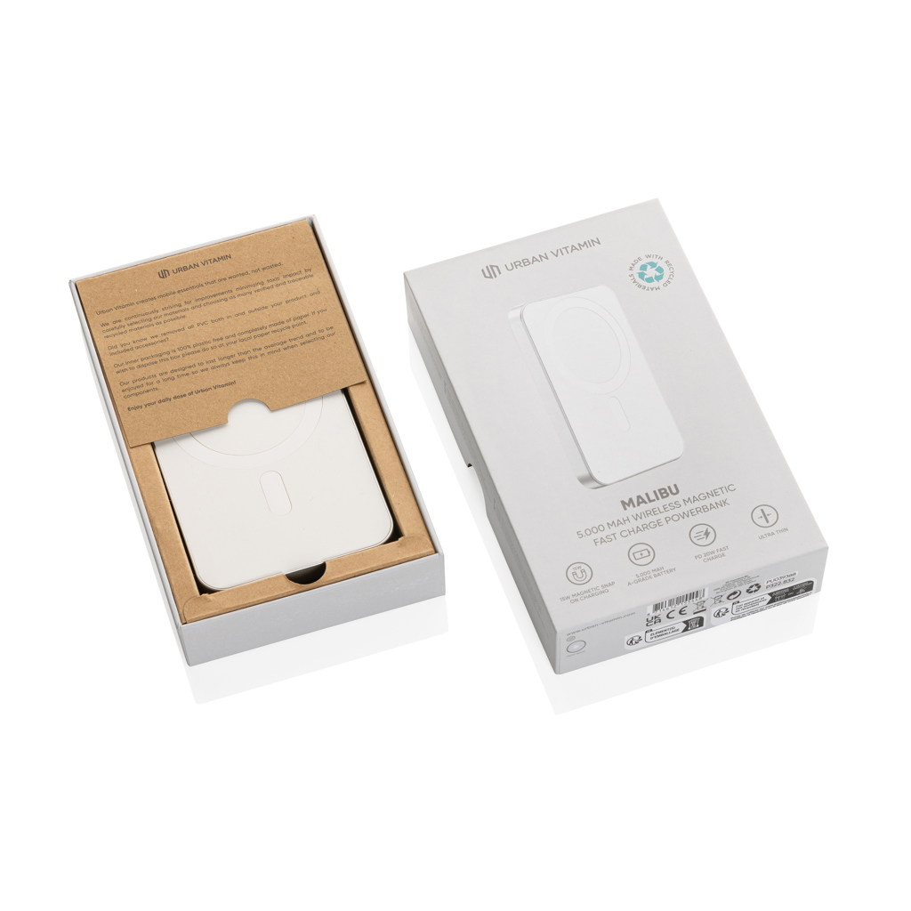 Powerbank personalizada Urban Vitamin Malibu magnético RCS 2 en 1 de 5000 mAh - Tecnología - Regalo Promocional Personalizado - imagen 24