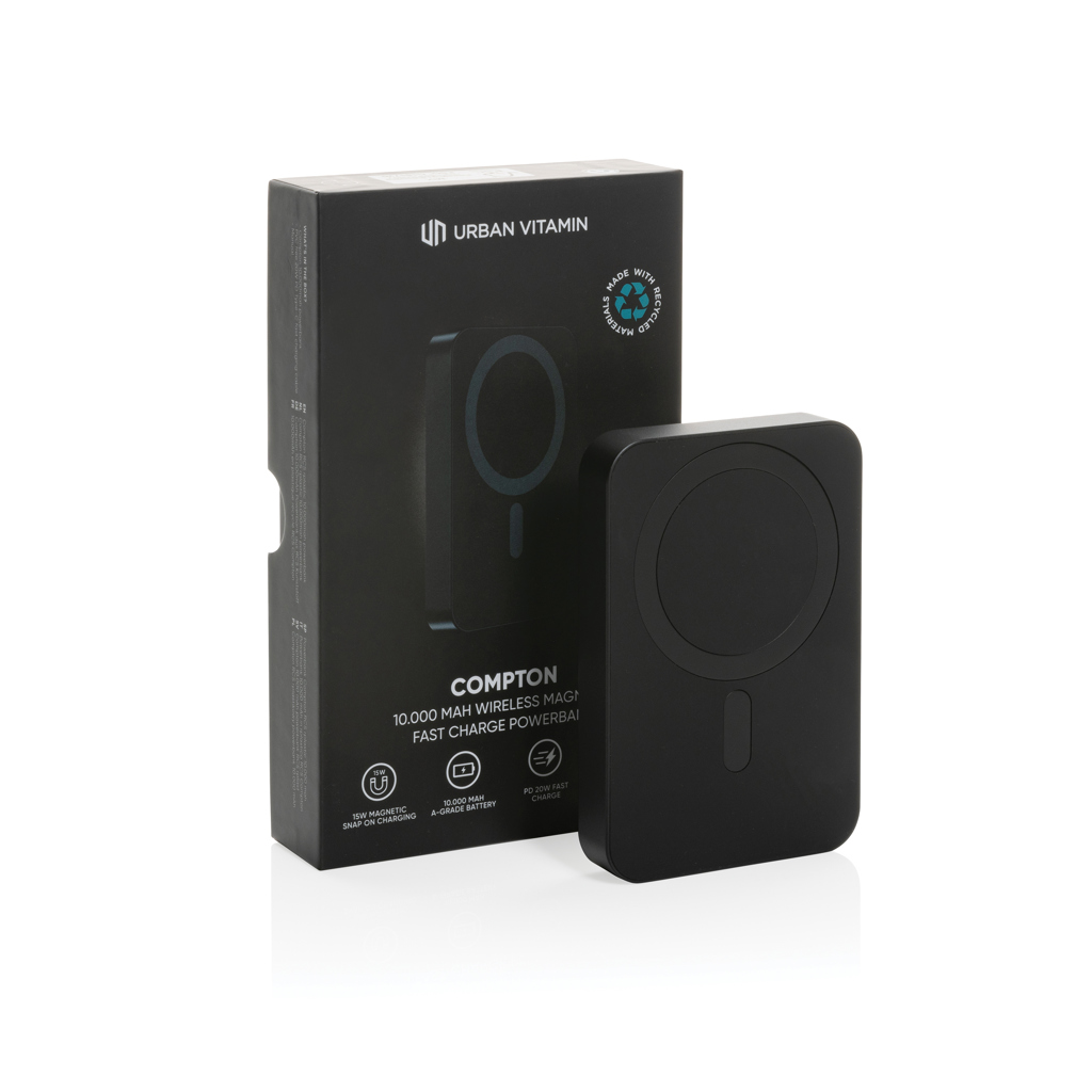 Powerbank Compton RCS plástico reciclado/aluminio 10 000 mAh - Tecnología - Regalo Promocional Personalizado - imagen 7