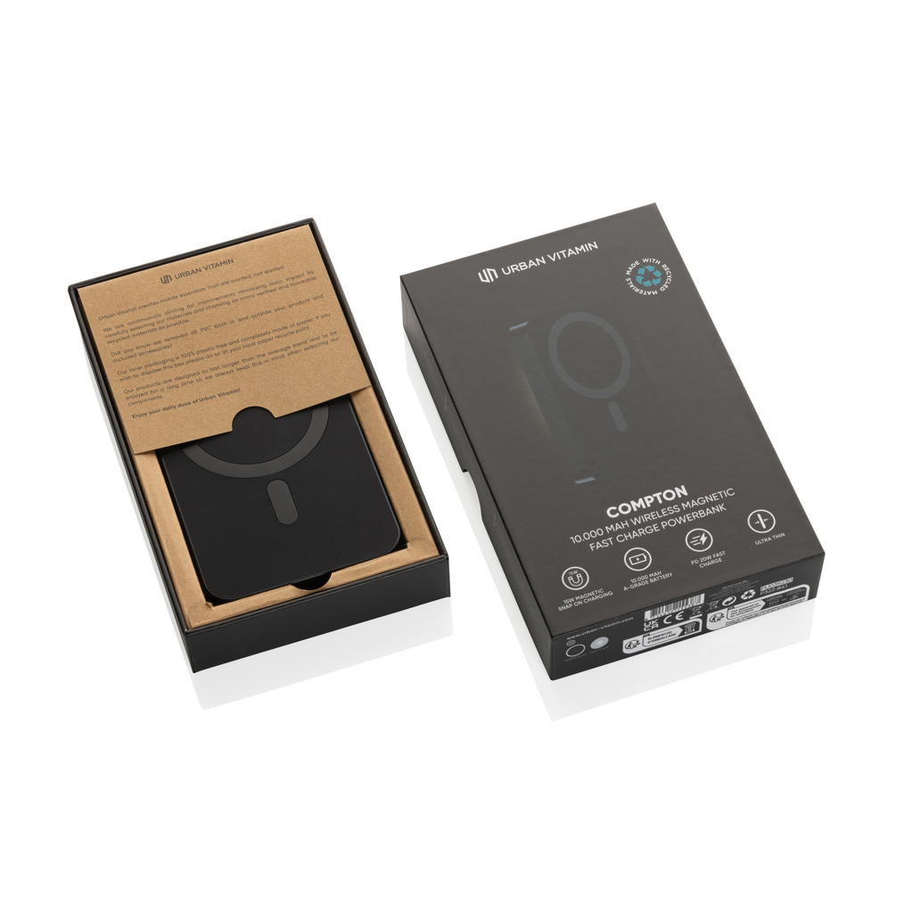 Powerbank Compton RCS plástico reciclado/aluminio 10 000 mAh - Tecnología - Regalo Promocional Personalizado - imagen 6