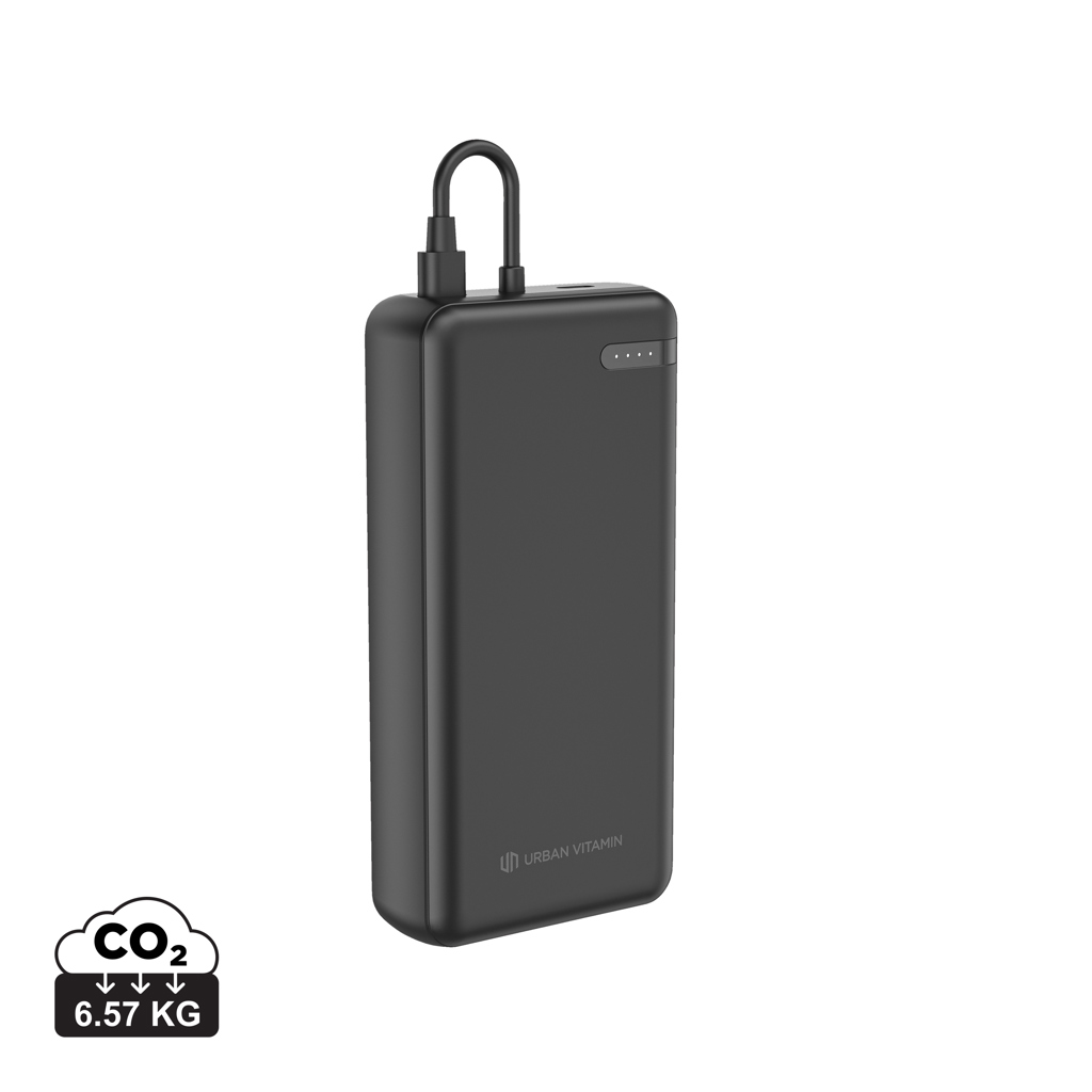 Batería personalizada Menlo Park Urban Vitamin 20W RCS de 20000 mAh - Tecnología - Regalo Promocional Personalizado