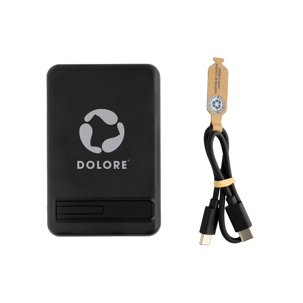 Powerbank mágnetica personalizada Zen RCS de bambú y plástico reciclado de 5000 mAh - Tecnología - Regalo Promocional Personalizado - imagen 9