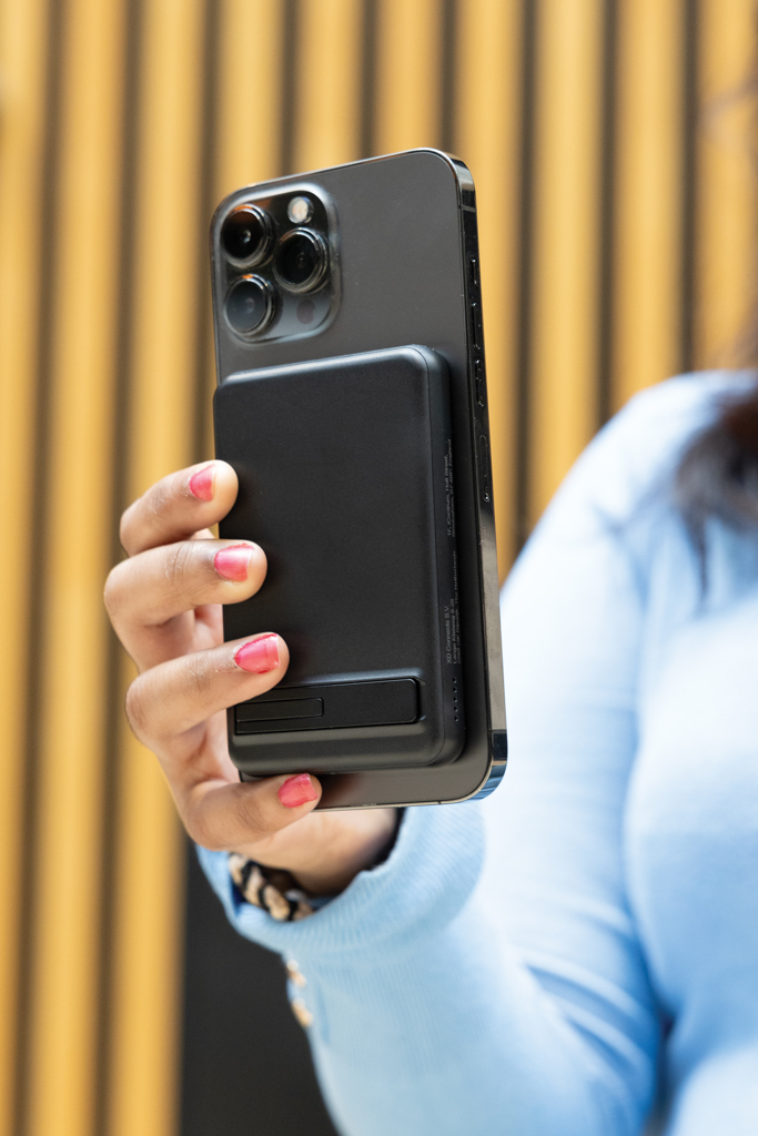 Powerbank mágnetica personalizada Zen RCS de bambú y plástico reciclado de 5000 mAh - Tecnología - Regalo Promocional Personalizado - imagen 12