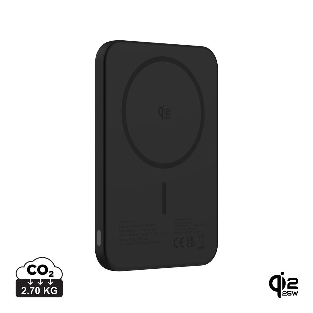 Powerbank magnética Urban Vitamin Pomona 5000 mAh Qi2.2 25W - Tecnología - Regalo Promocional Personalizado