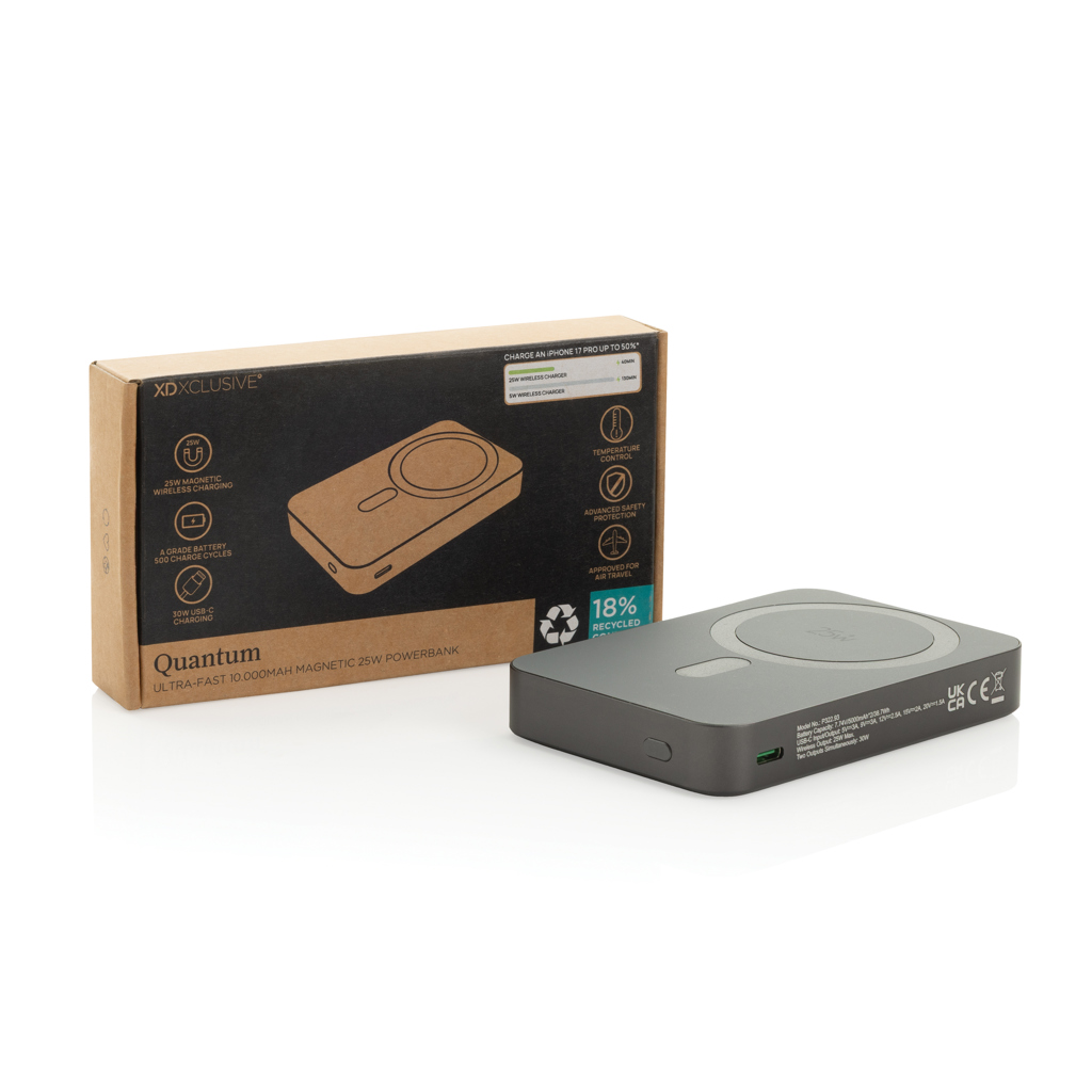 Powerbank magnético Quantum RCS 10.000mAh 25W - Tecnología - Regalo Promocional Personalizado - imagen 3