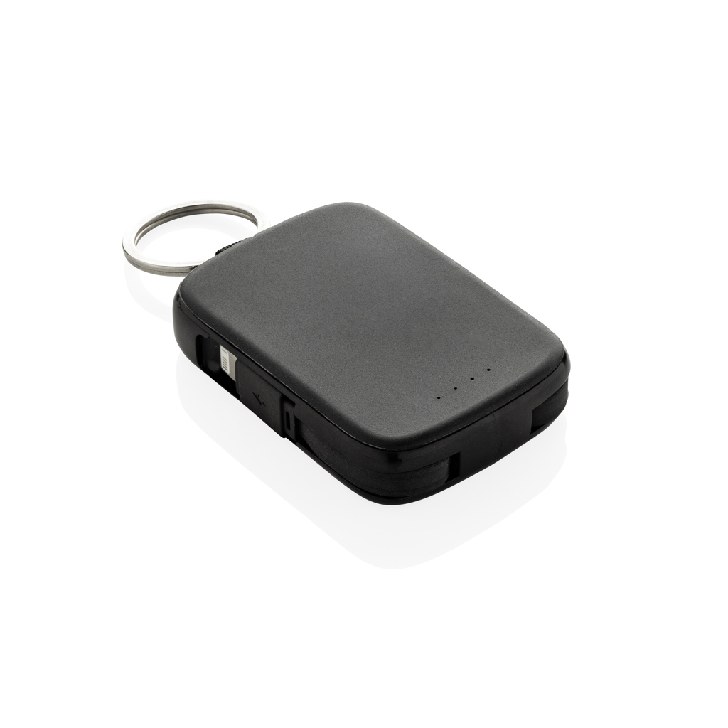 Llavero Nexo y batería externa 2000 mAh con cables RCS - Tecnología - Regalo Promocional Personalizado - vista alternativa