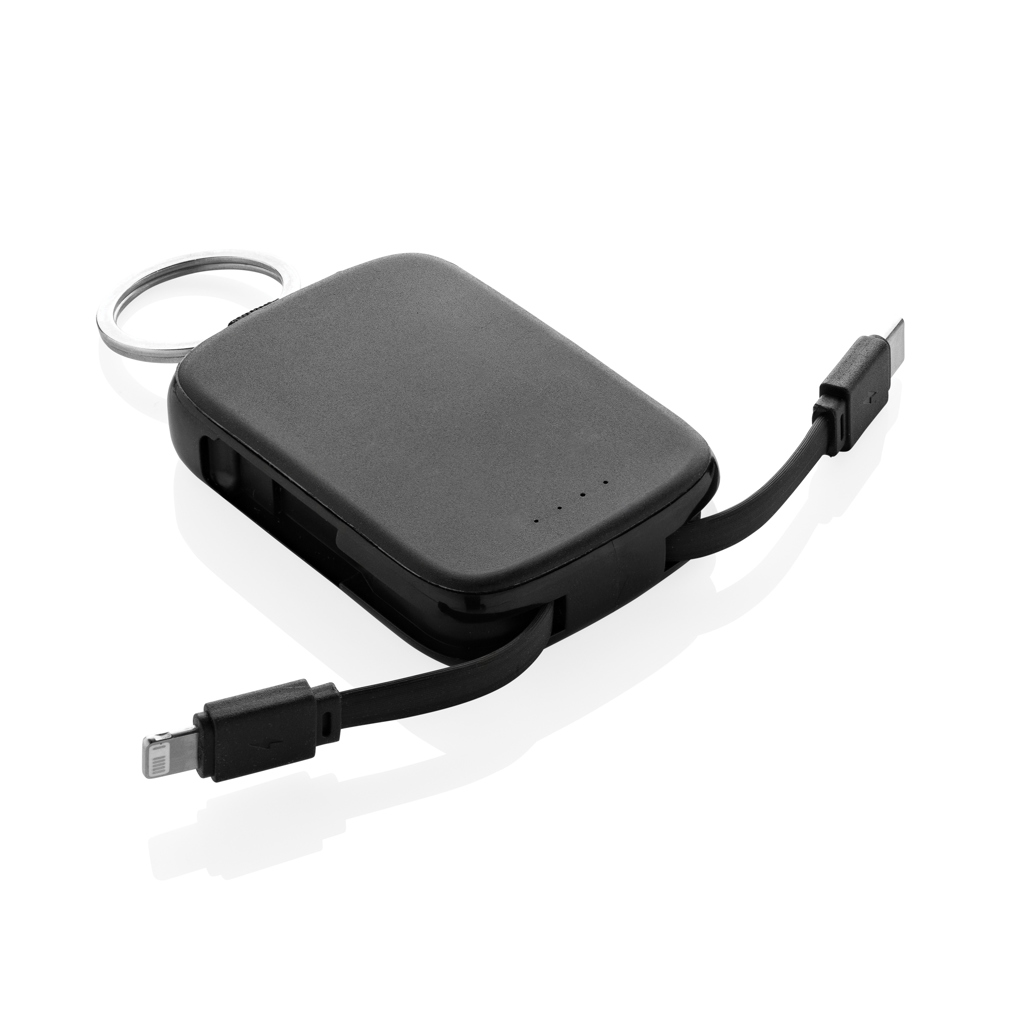 Llavero Nexo y batería externa 2000 mAh con cables RCS - Tecnología - Regalo Promocional Personalizado - imagen 4