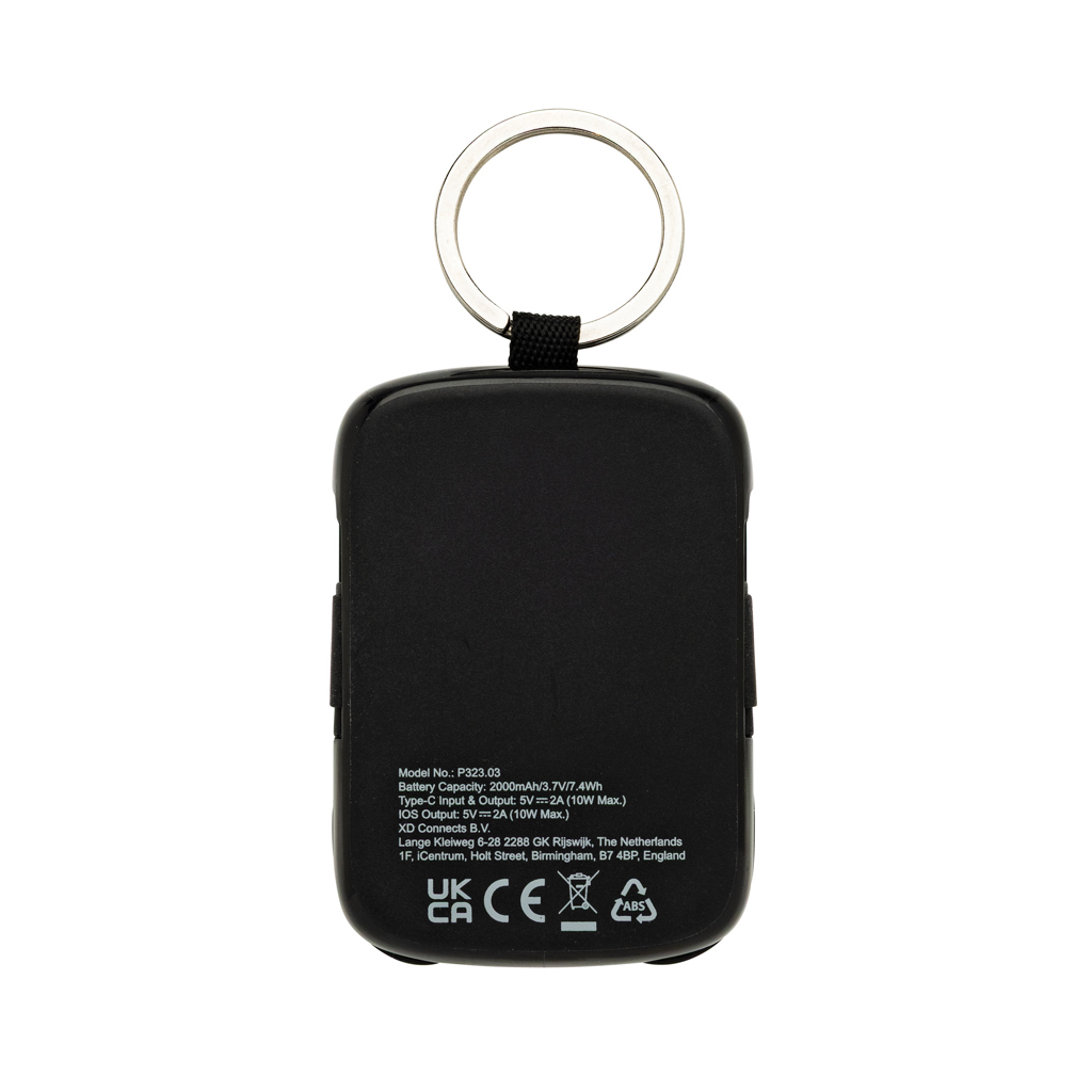 Llavero Nexo y batería externa 2000 mAh con cables RCS - Tecnología - Regalo Promocional Personalizado - imagen 8